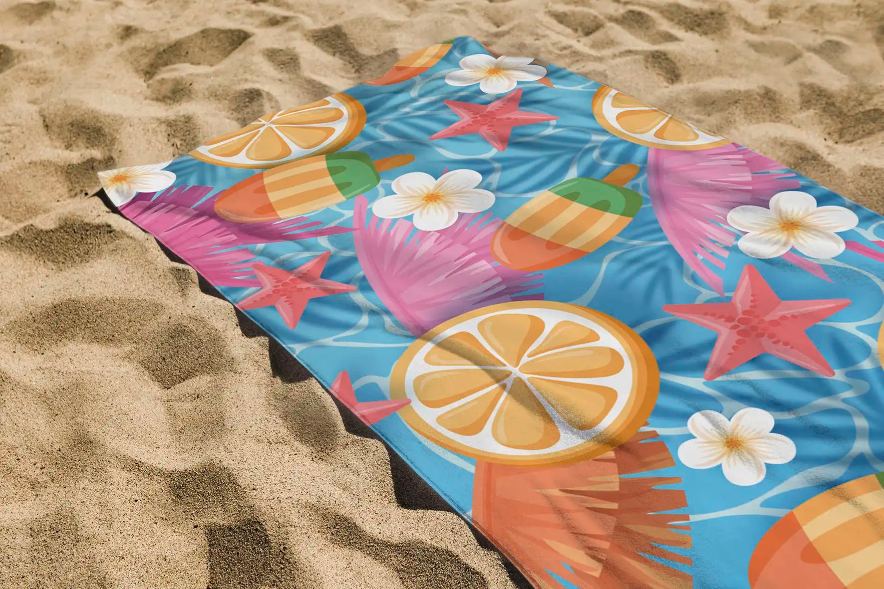 فوطة شاطئ (140x70 سم) - حجم جديد