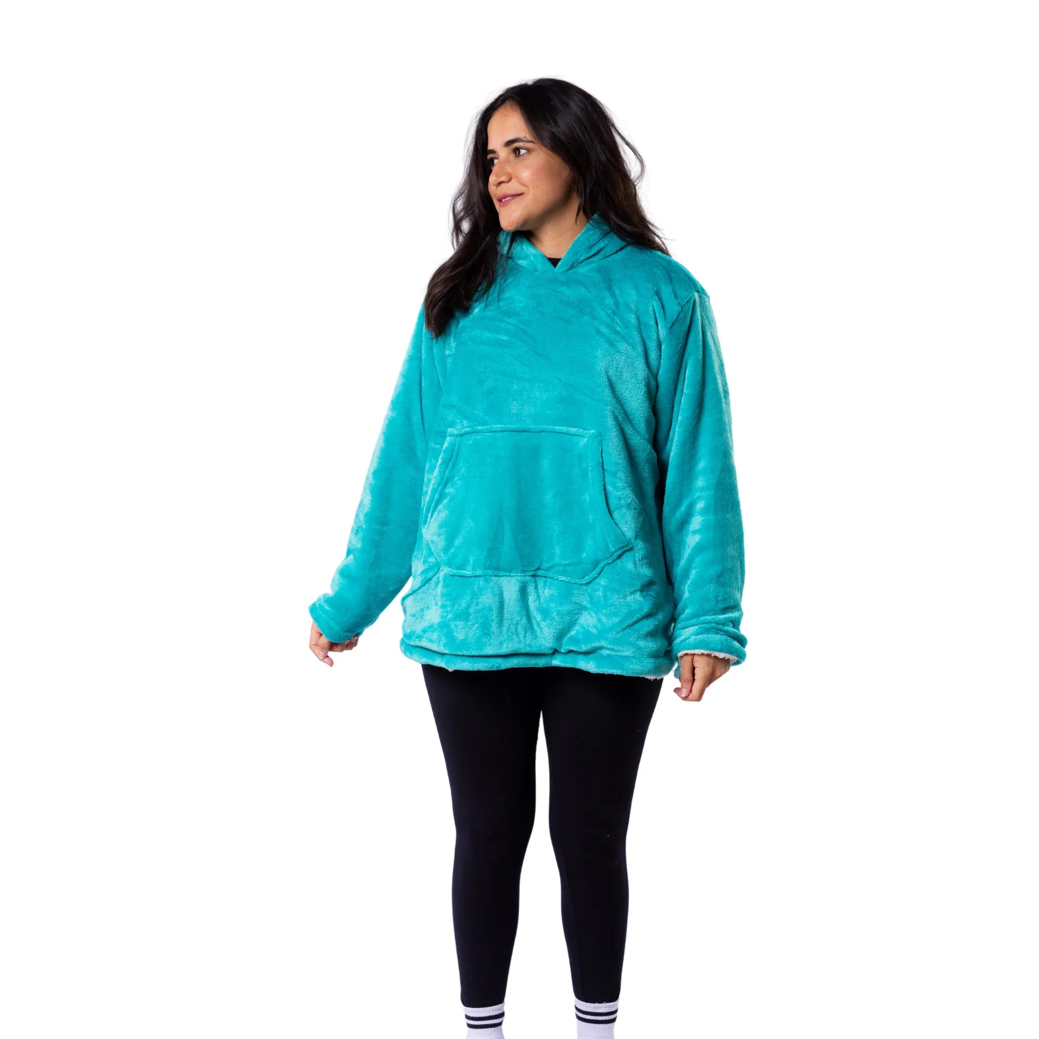 Oversized Sherpa Hoodie 2 sizes (Unisex)