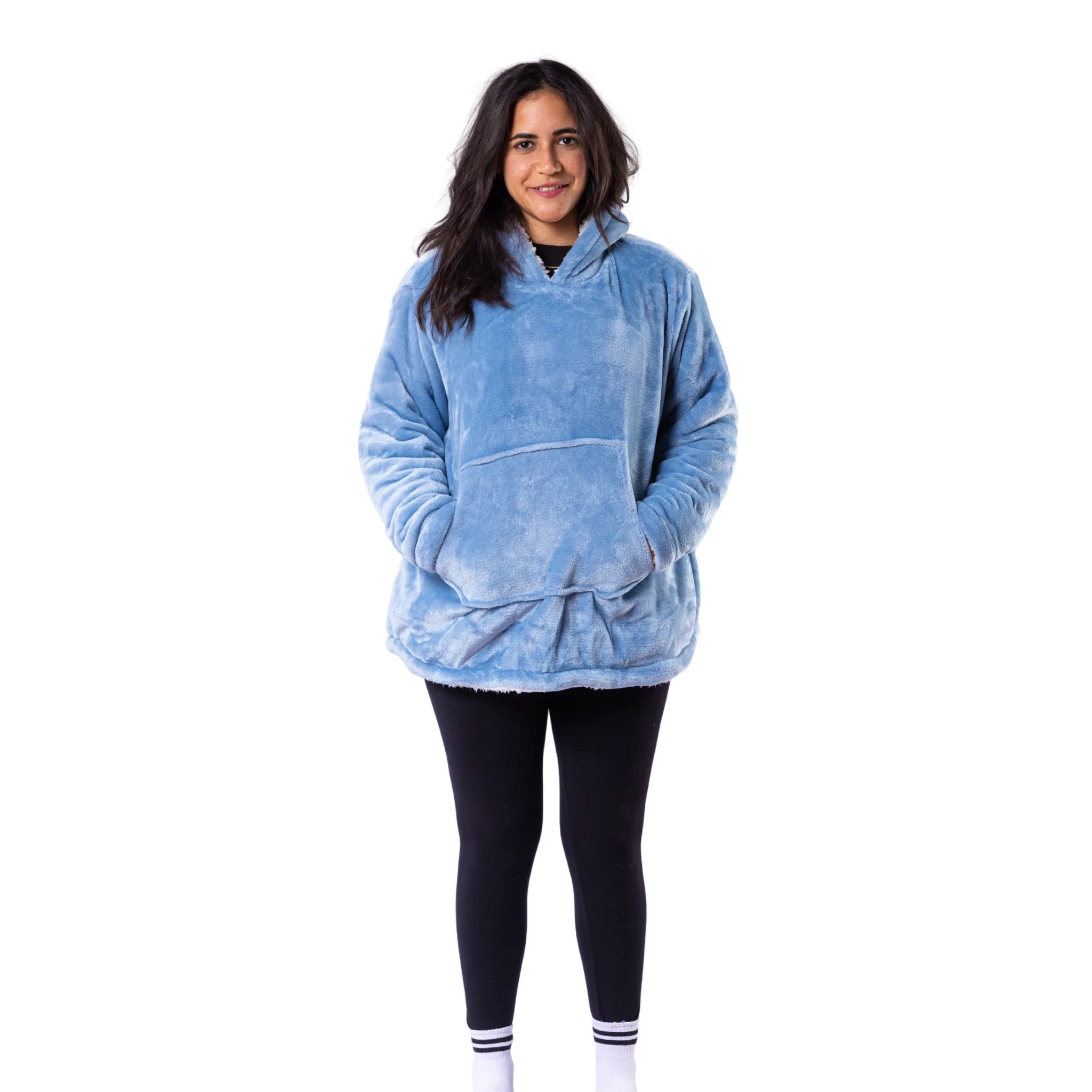 Oversized Sherpa Hoodie 2 sizes (Unisex)