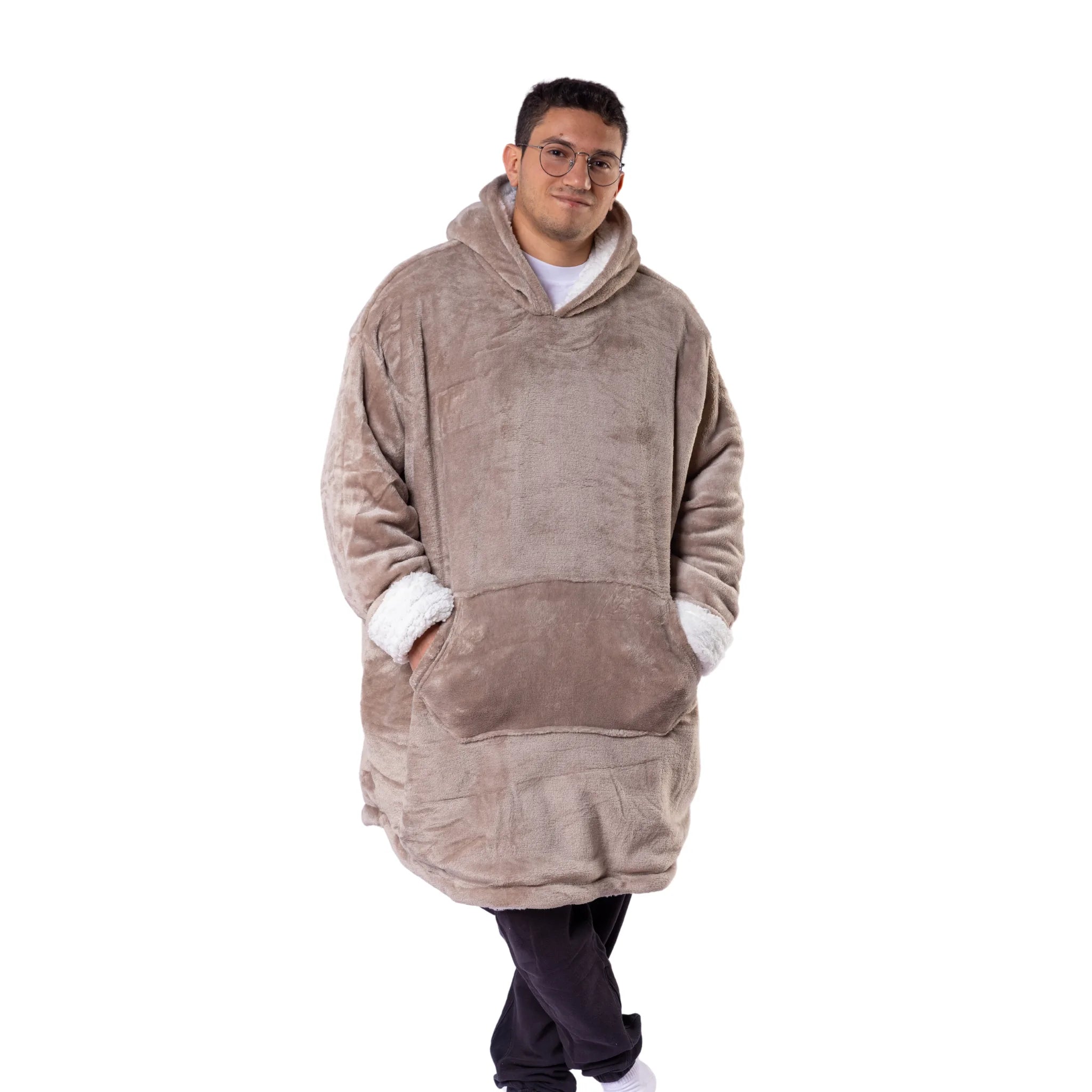 Oversized Sherpa Hoodie 2 sizes (Unisex)
