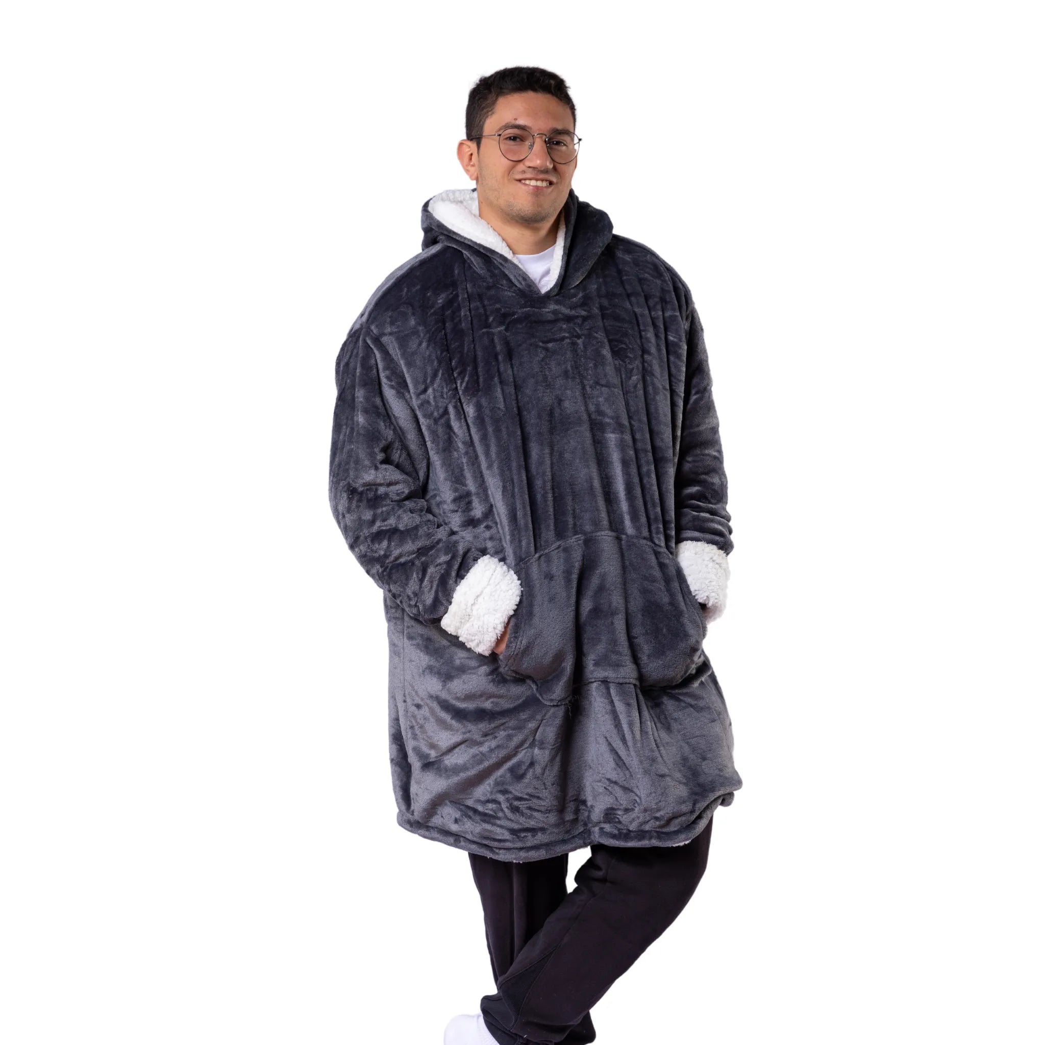 Oversized Sherpa Hoodie 2 sizes (Unisex)