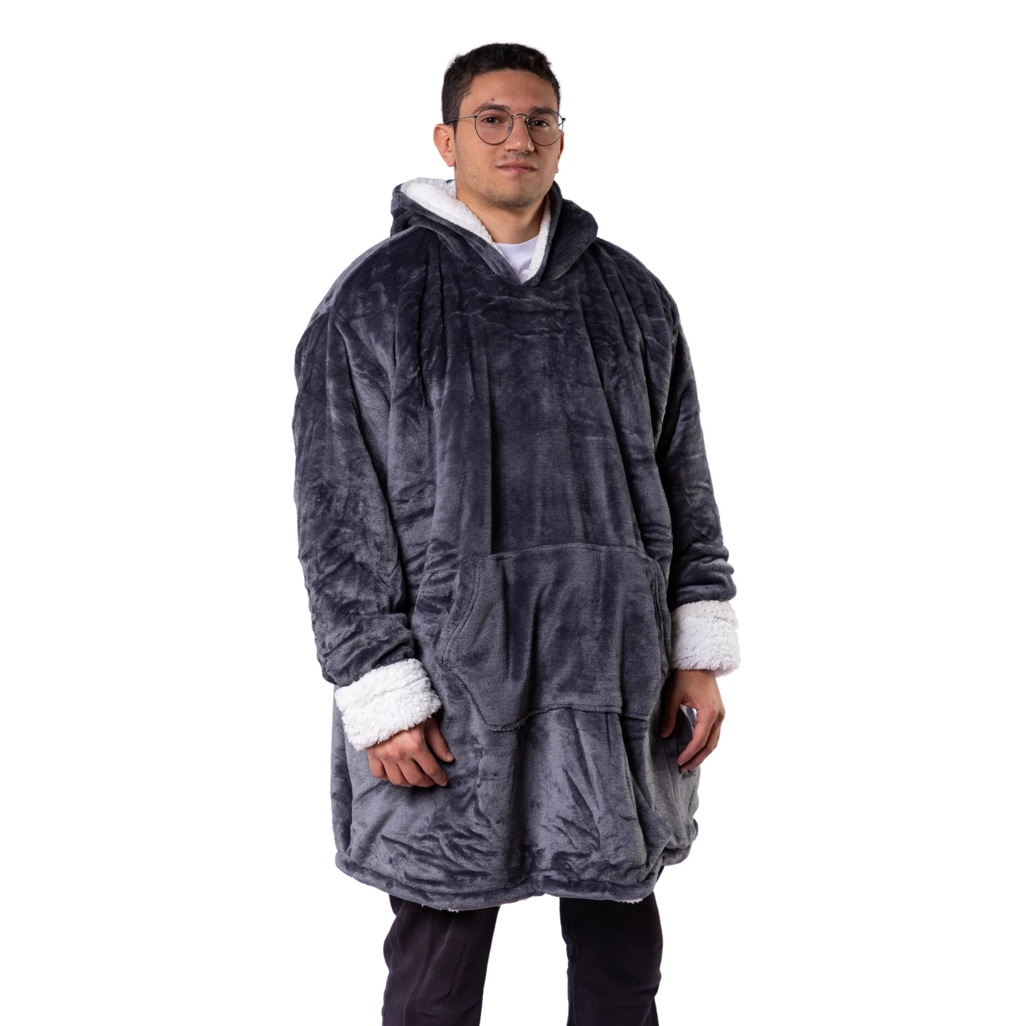 Oversized Sherpa Hoodie 2 sizes (Unisex)
