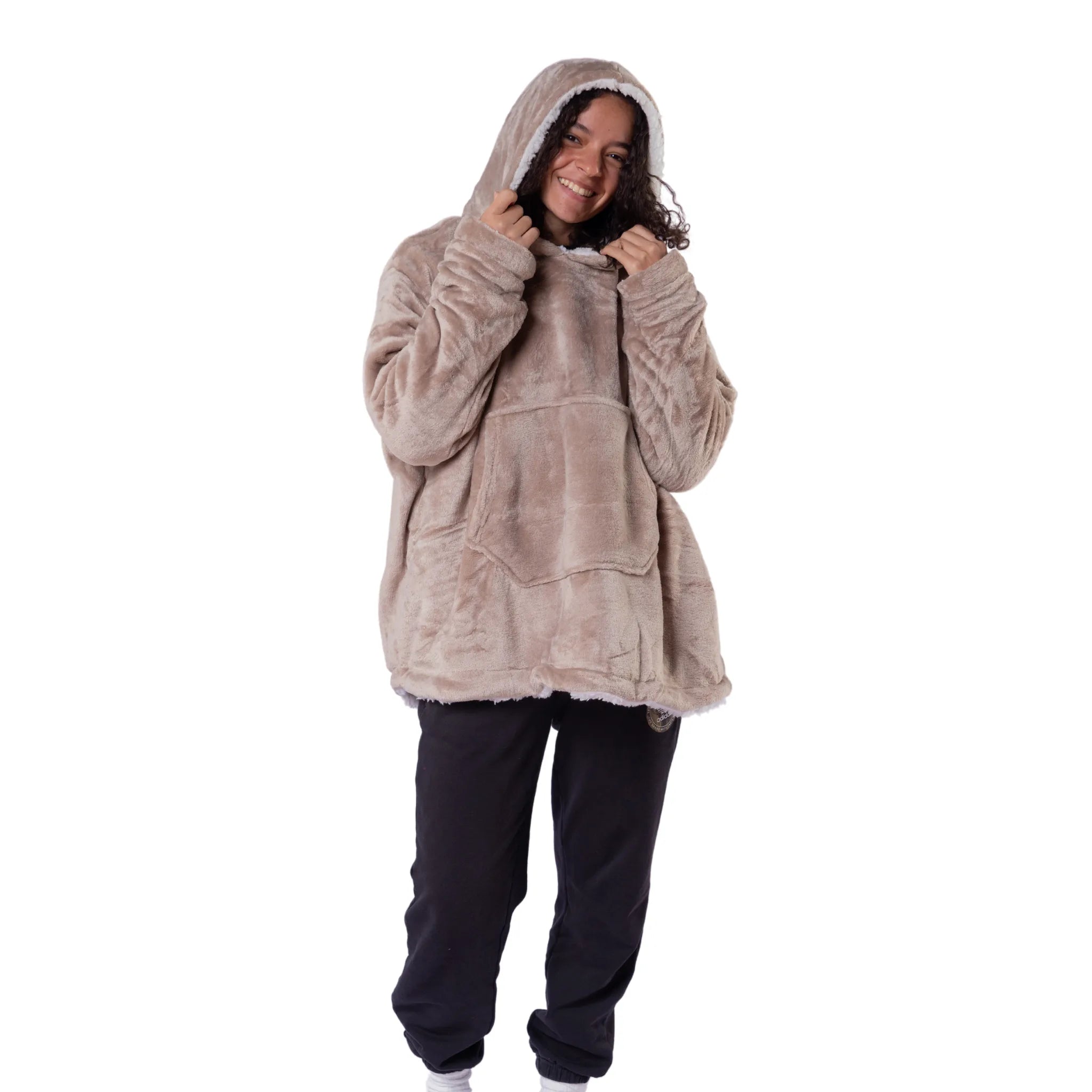 Oversized Sherpa Hoodie 2 sizes (Unisex)