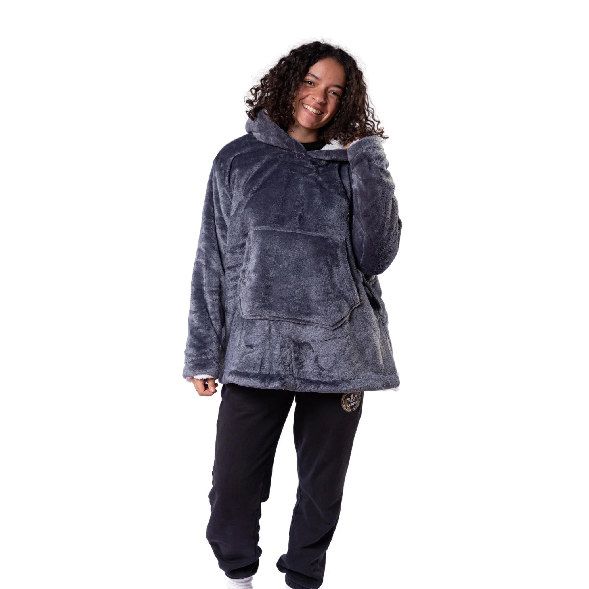 Oversized Sherpa Hoodie 2 sizes (Unisex)