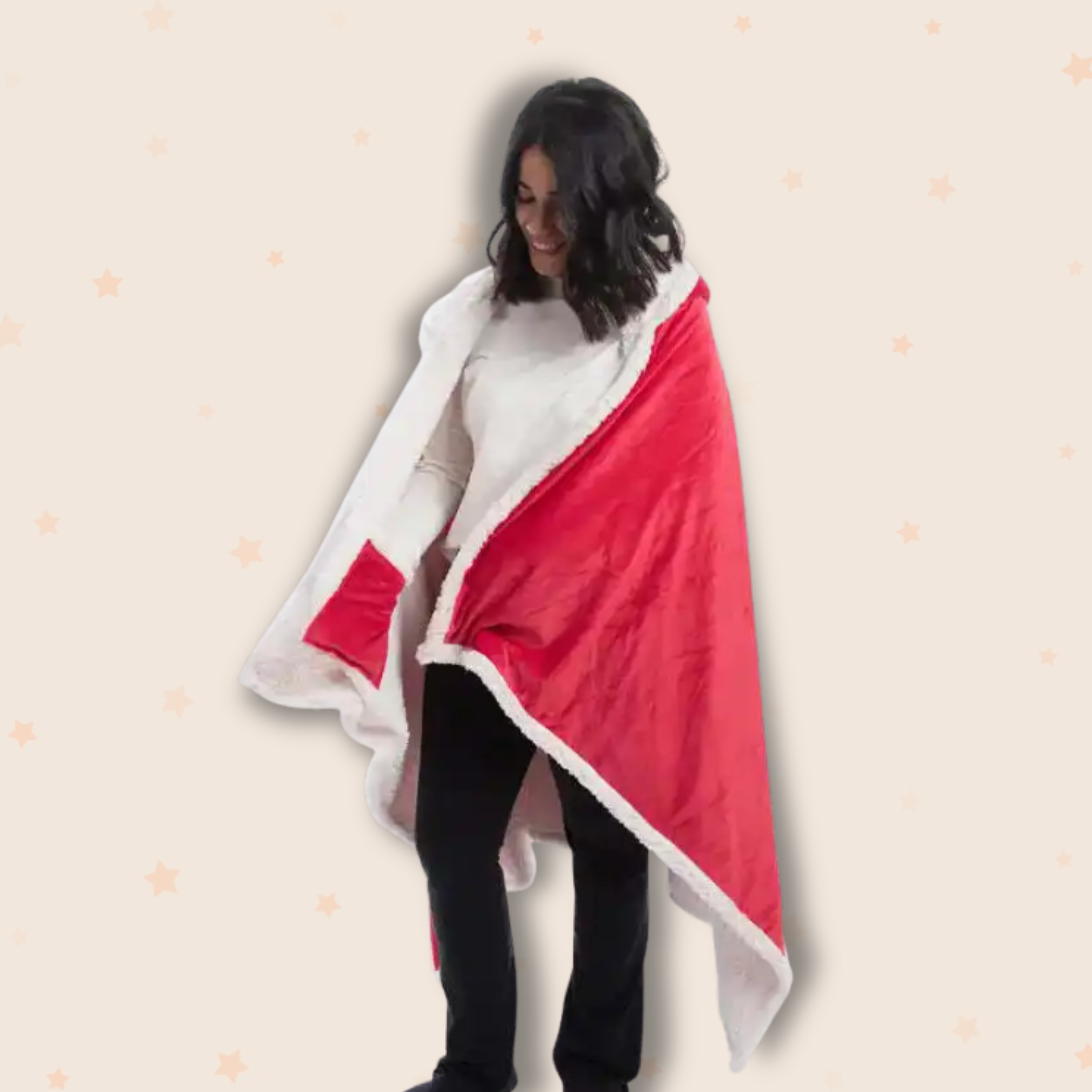 Wrap with Hood and Pockets