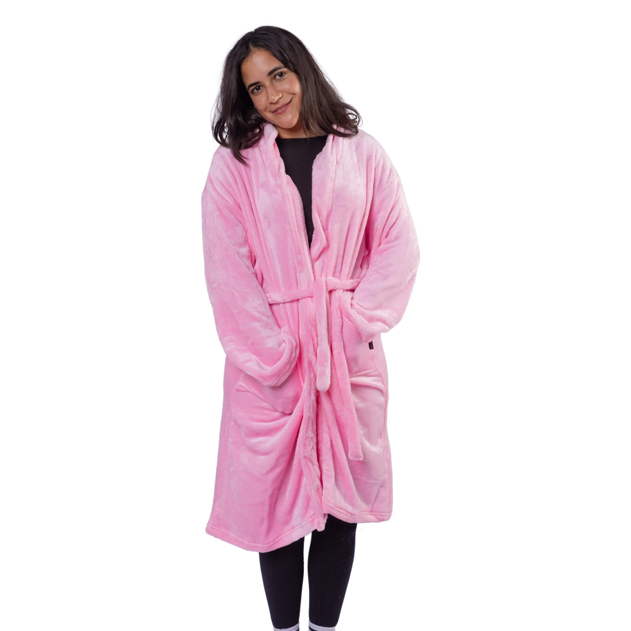 Fleece Robe ( M , L , XL )