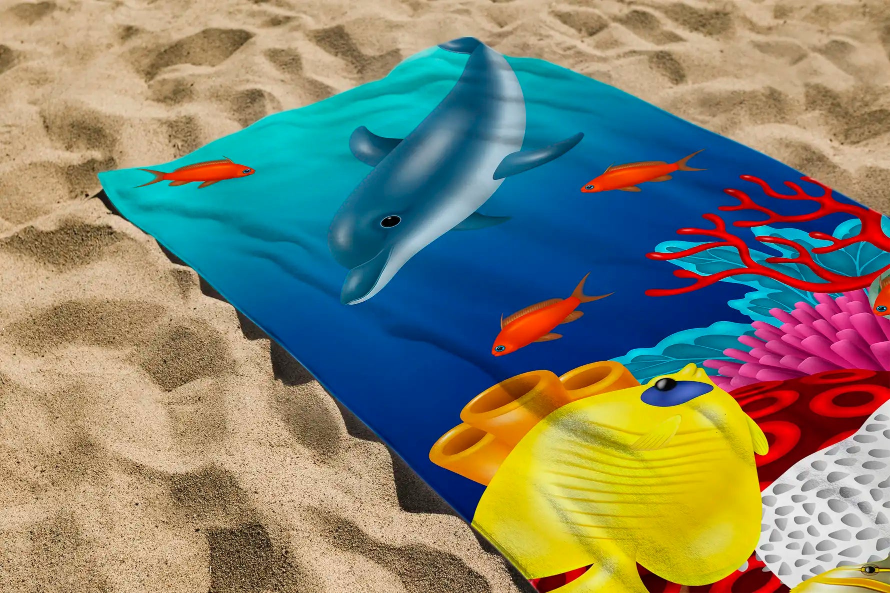 فوطة شاطئ (140x70 سم) - حجم جديد