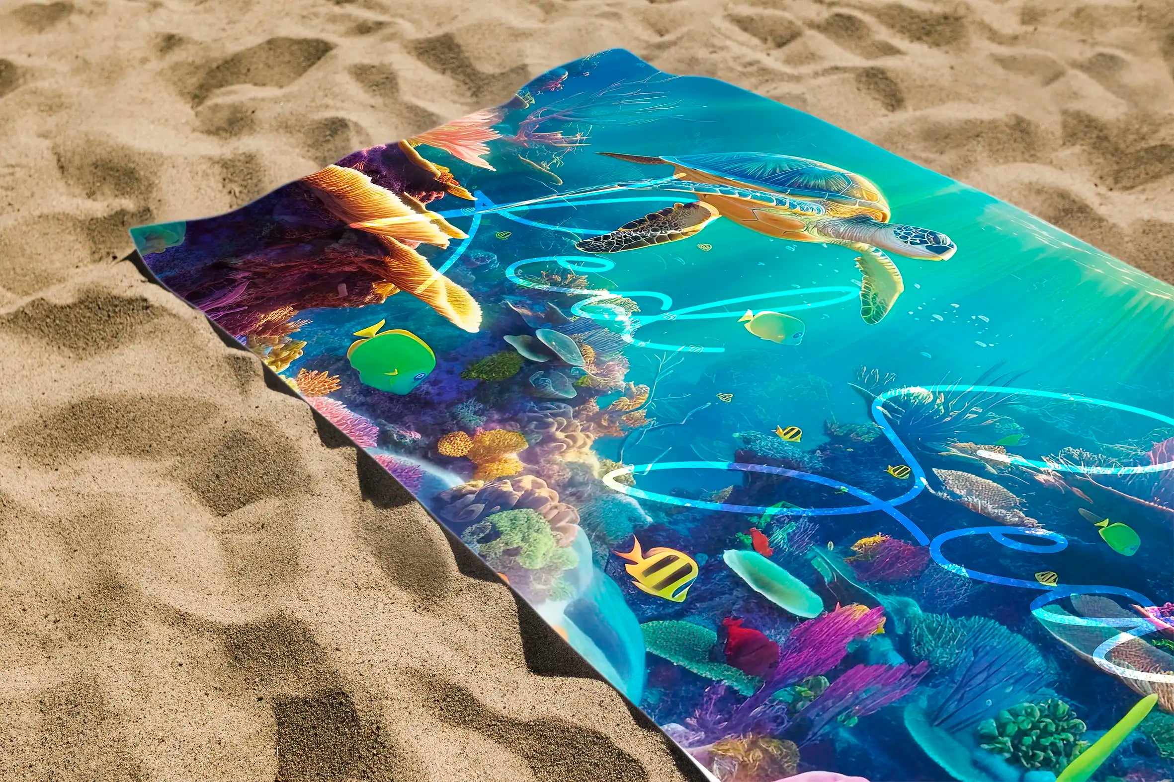 فوطة شاطئ (140x70 سم) - حجم جديد