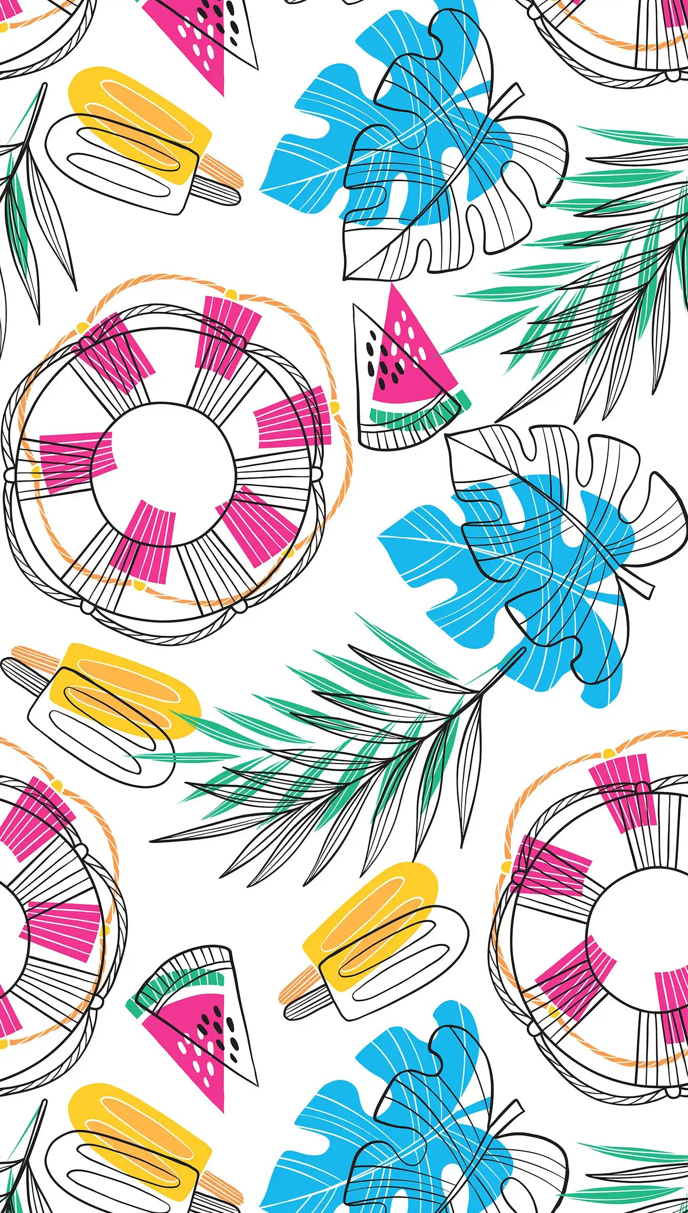 فوطة شاطئ (140x70 سم) - حجم جديد