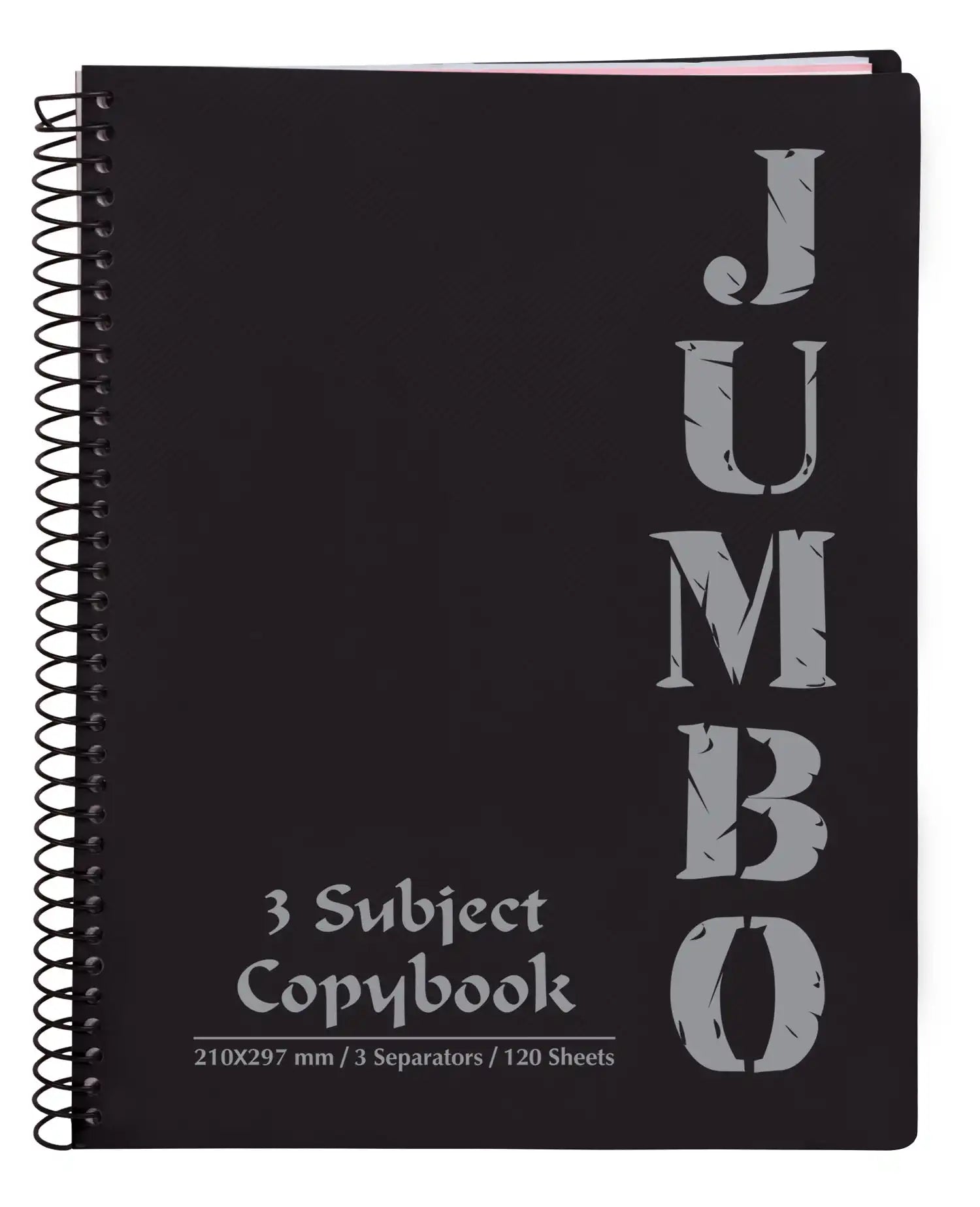 A4 Jumbo Notebook Black