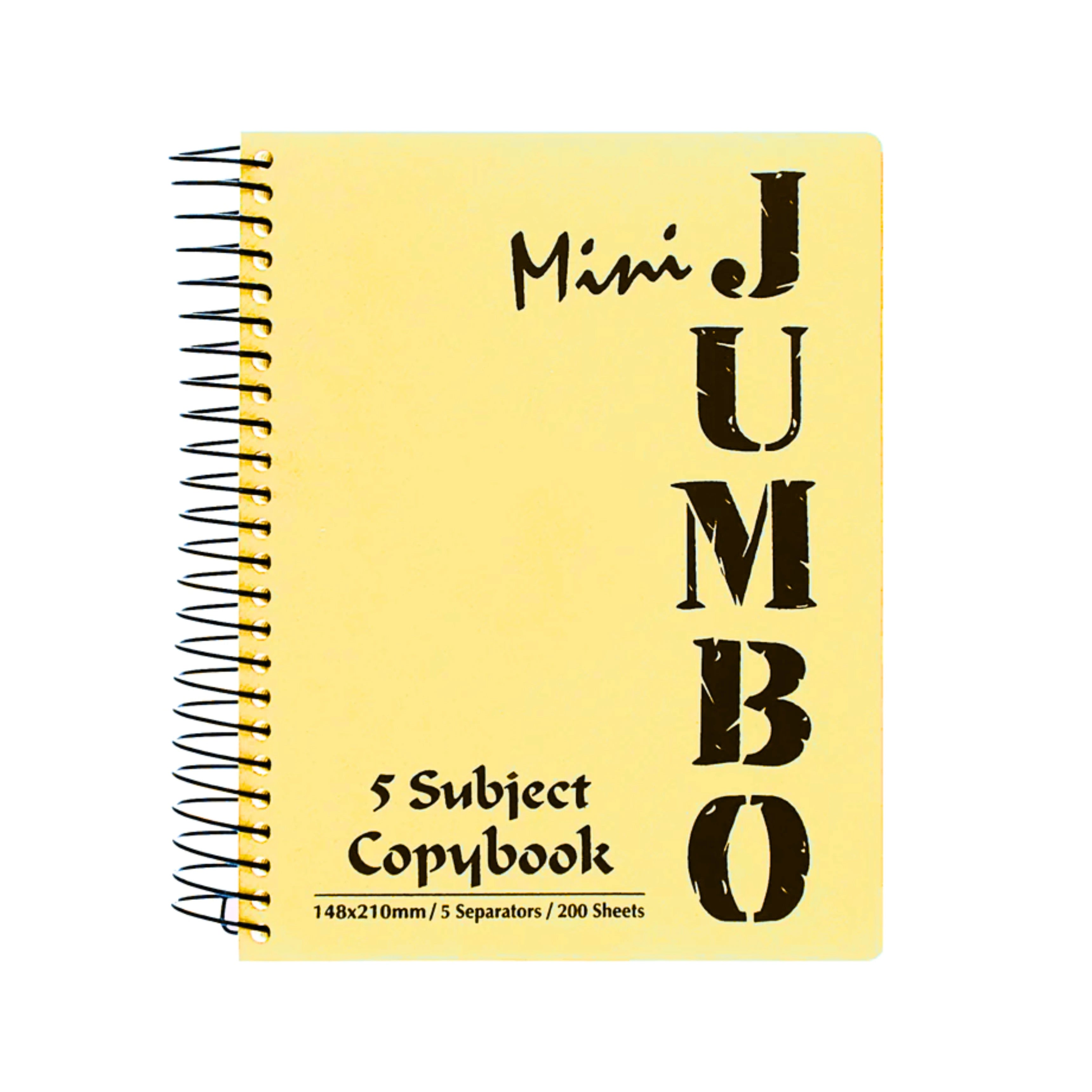 Pastel Mini Jumbo Notebook (5 Subjects)