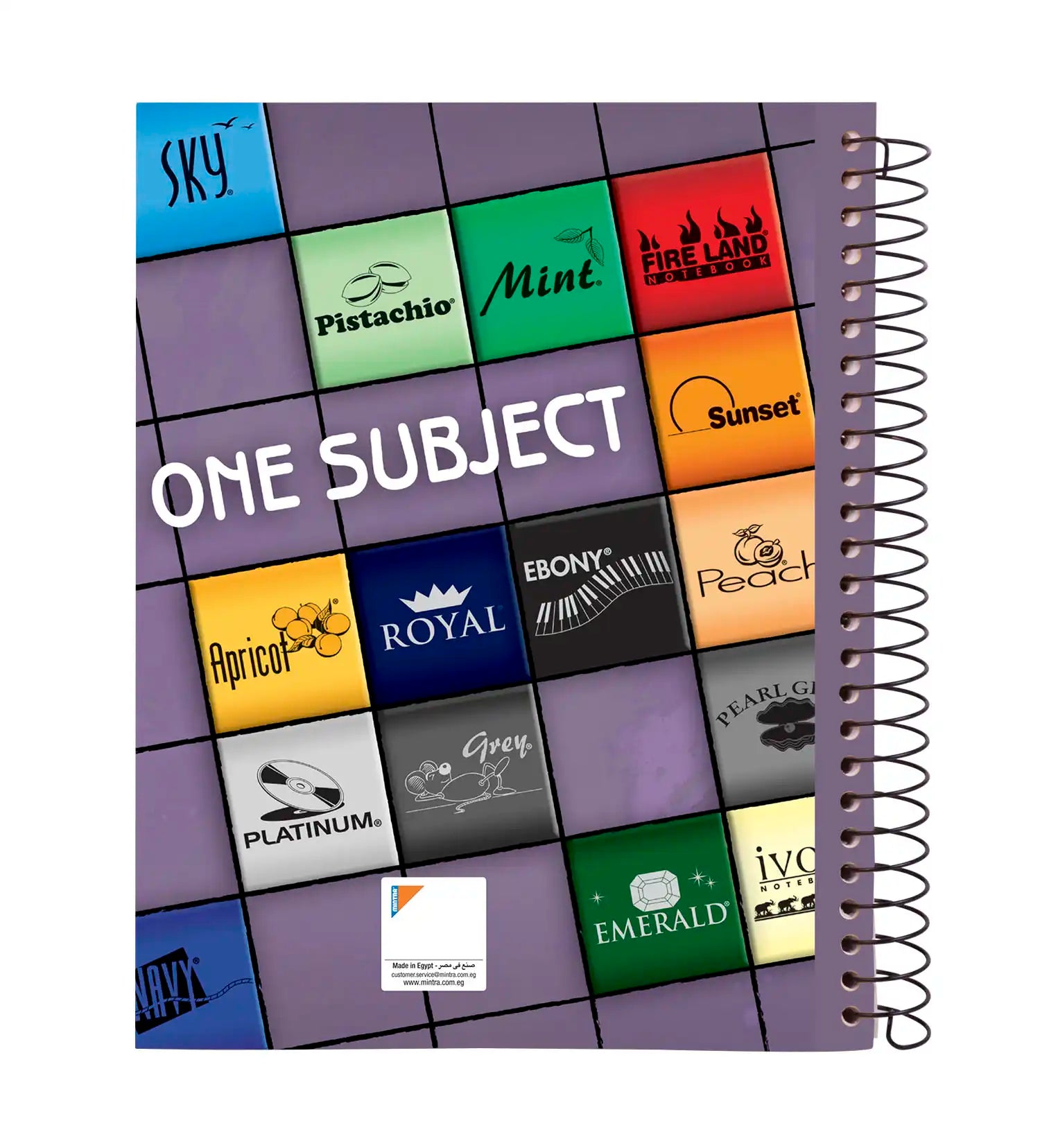 كشكول ملاحظات One Subject مقاس A4 باللون الأخضر (96، 144، 192 ورقة)