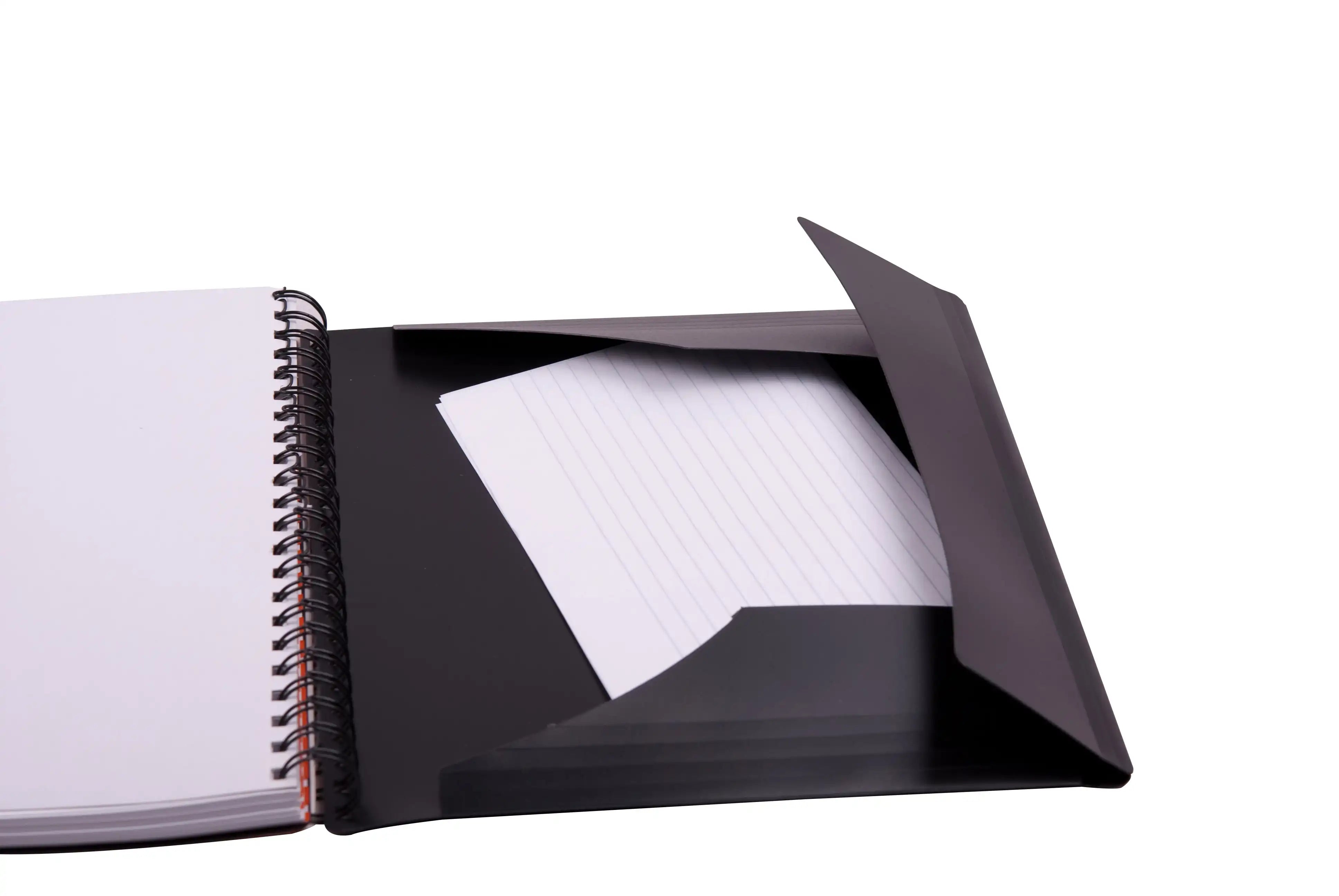 Orange Wave Notebook Seyes (1, 3, 5 Subjects)