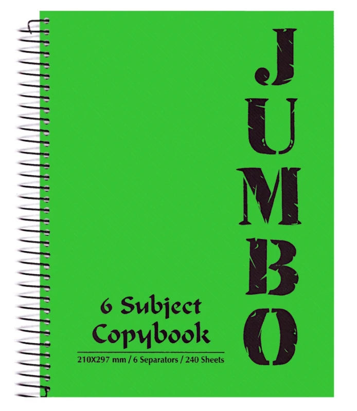 A4 Jumbo Notebook Bright Green