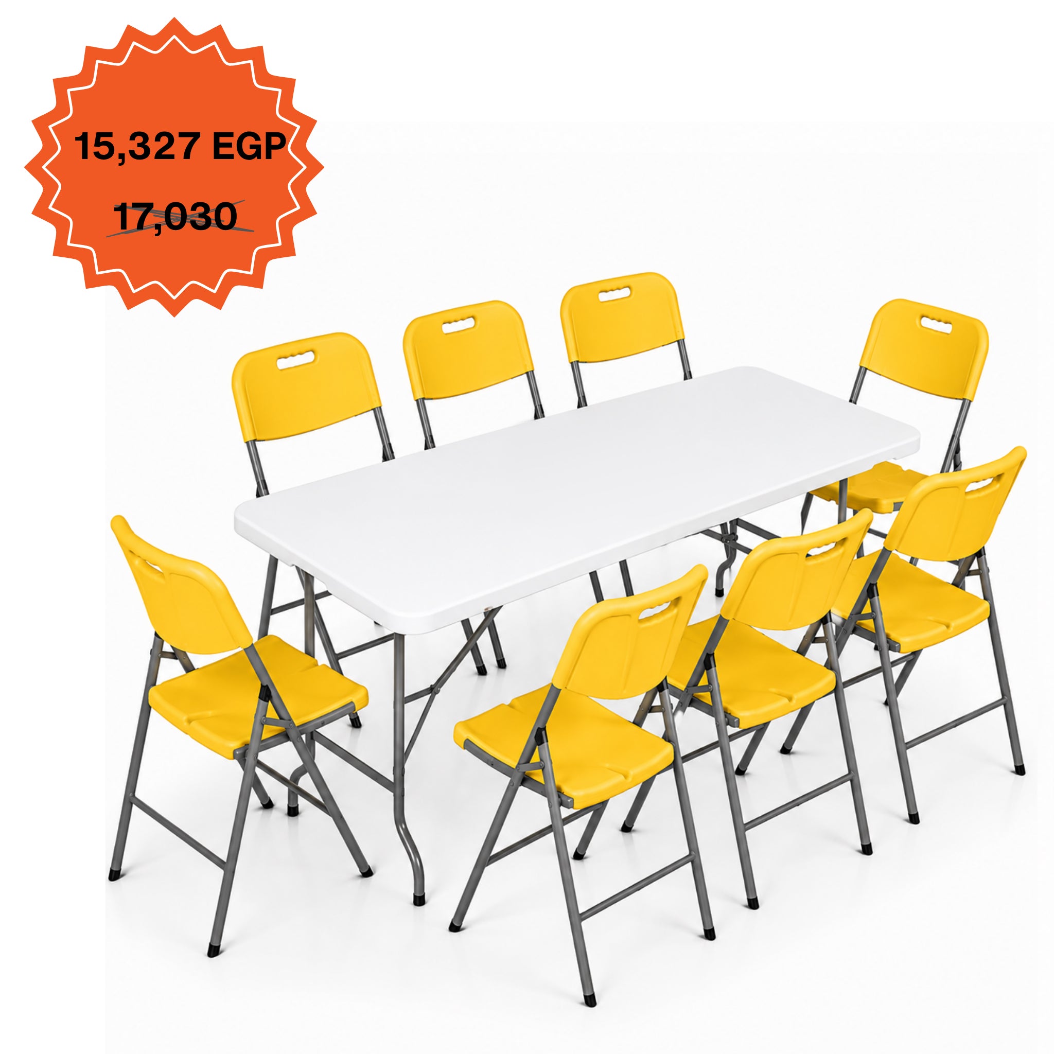 Rectangle Table 183cm Set 