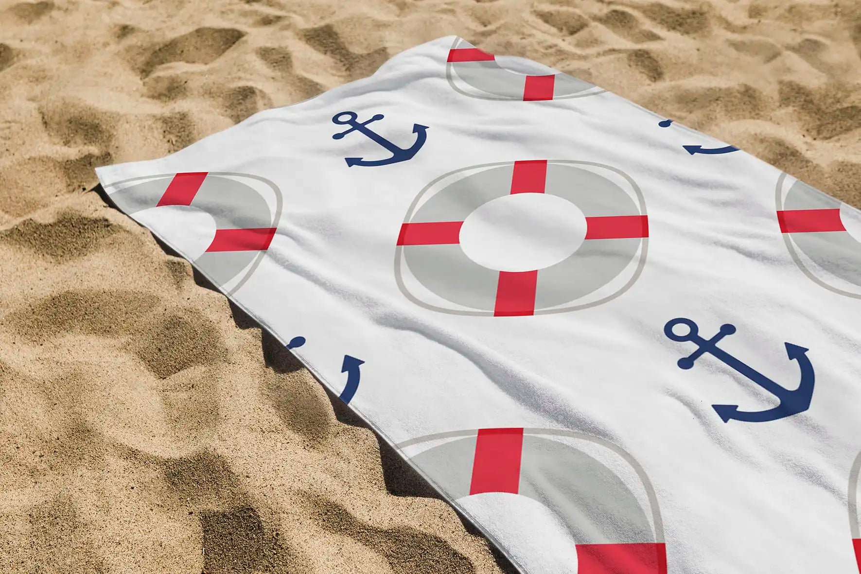 فوطة شاطئ (140x70 سم) - حجم جديد