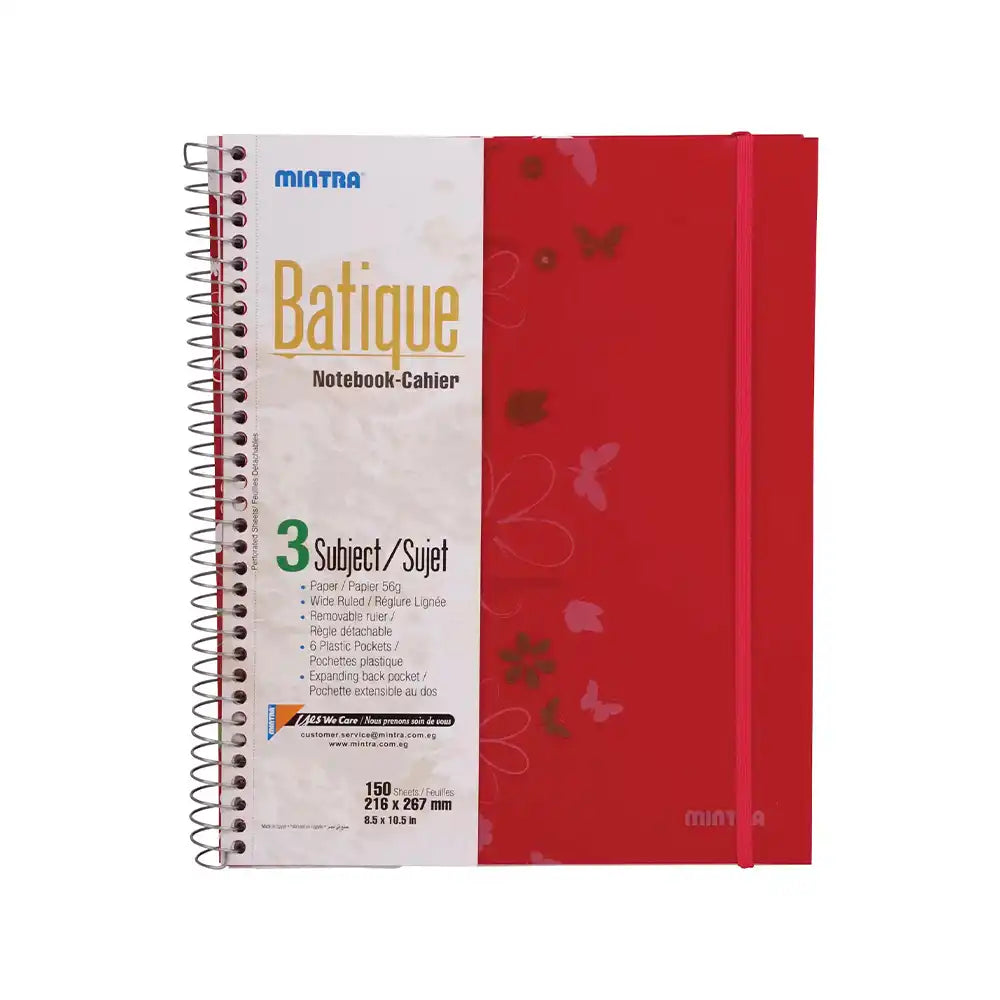 Batique Notebook (Pink)