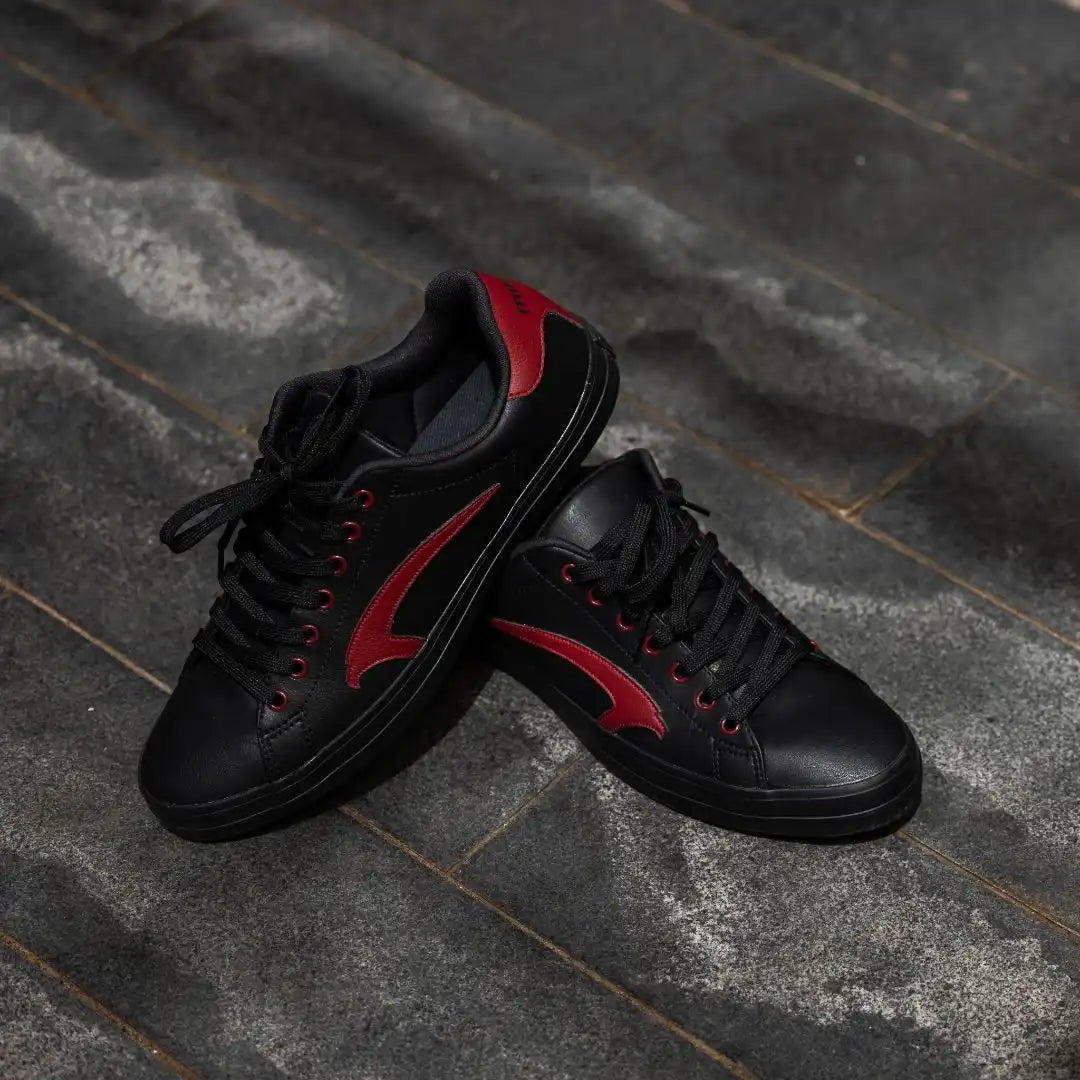 Urban للرجال باللون الأسود/الأحمر