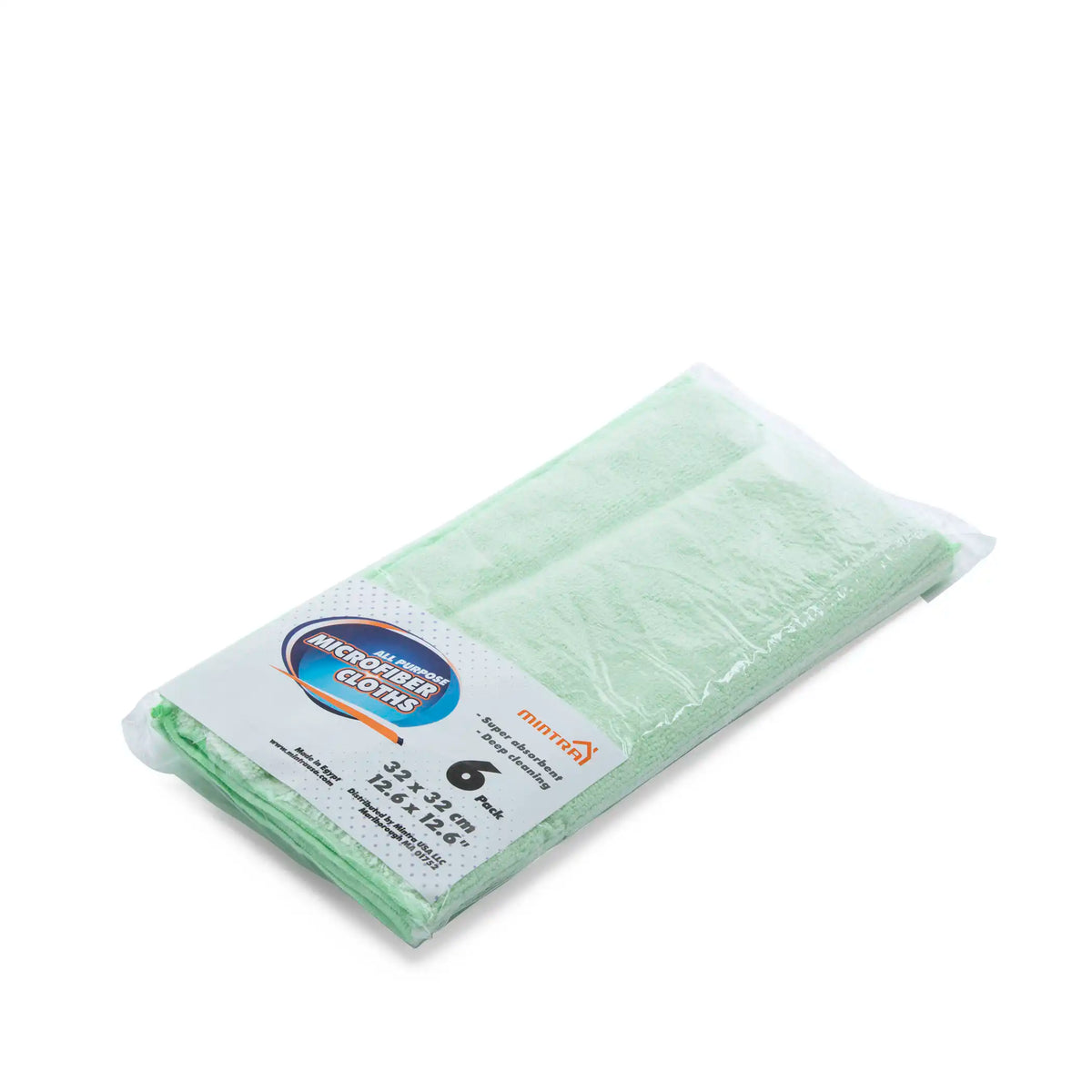 صورة منتج Mintra Multi Purpose Microfiber Cleaning Towel (Green) Pack of 6