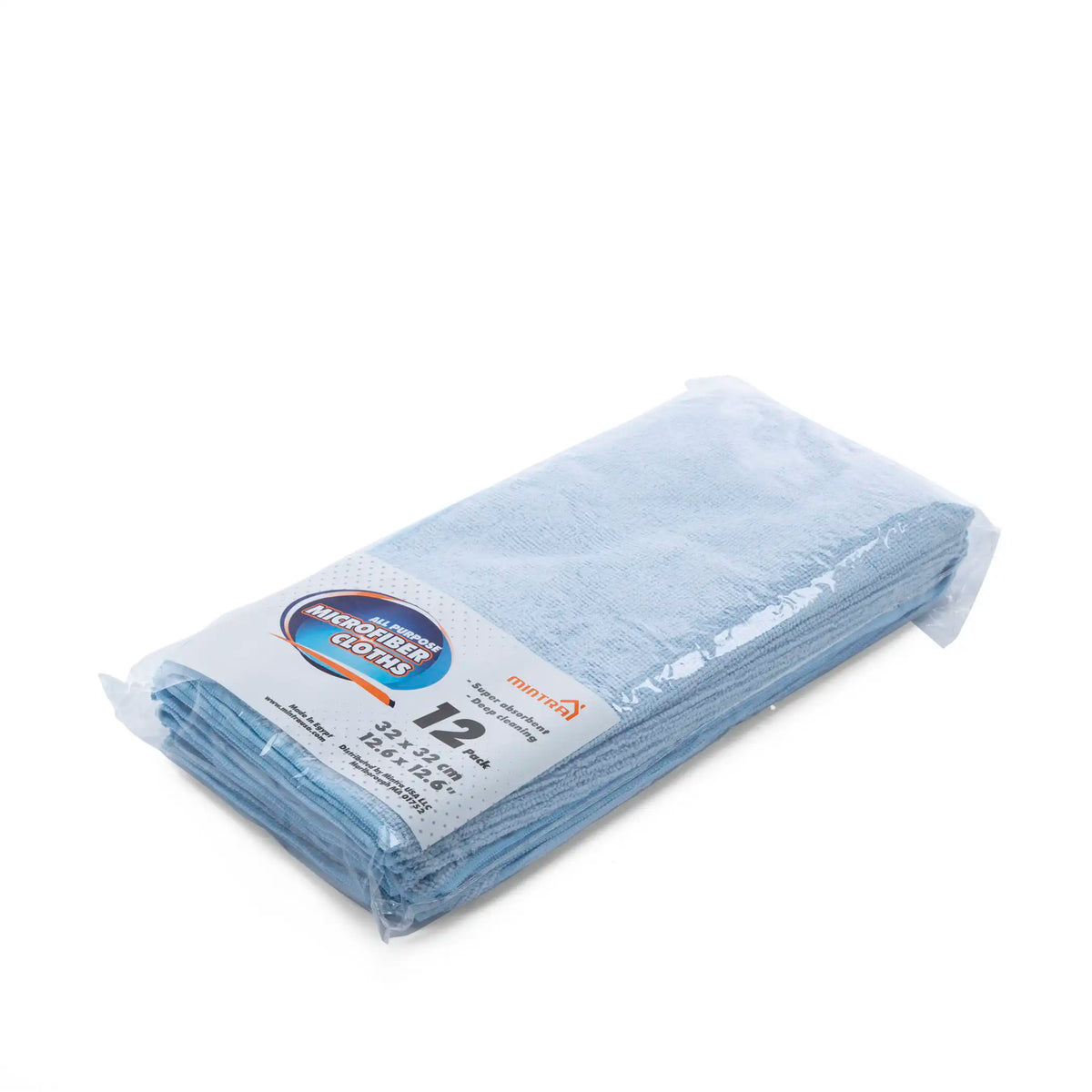 صورة منتج Mintra Multi Purpose Microfiber Cleaning Towel (Blue) Pack of 12