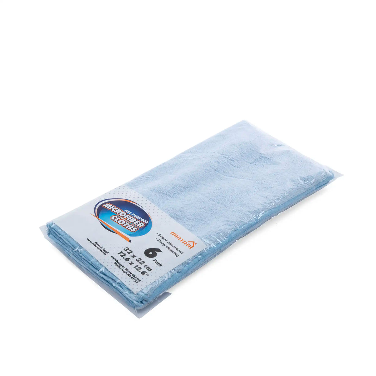 صورة منتج Mintra Multi Purpose Microfiber Cleaning Towel (Blue) Pack of 6