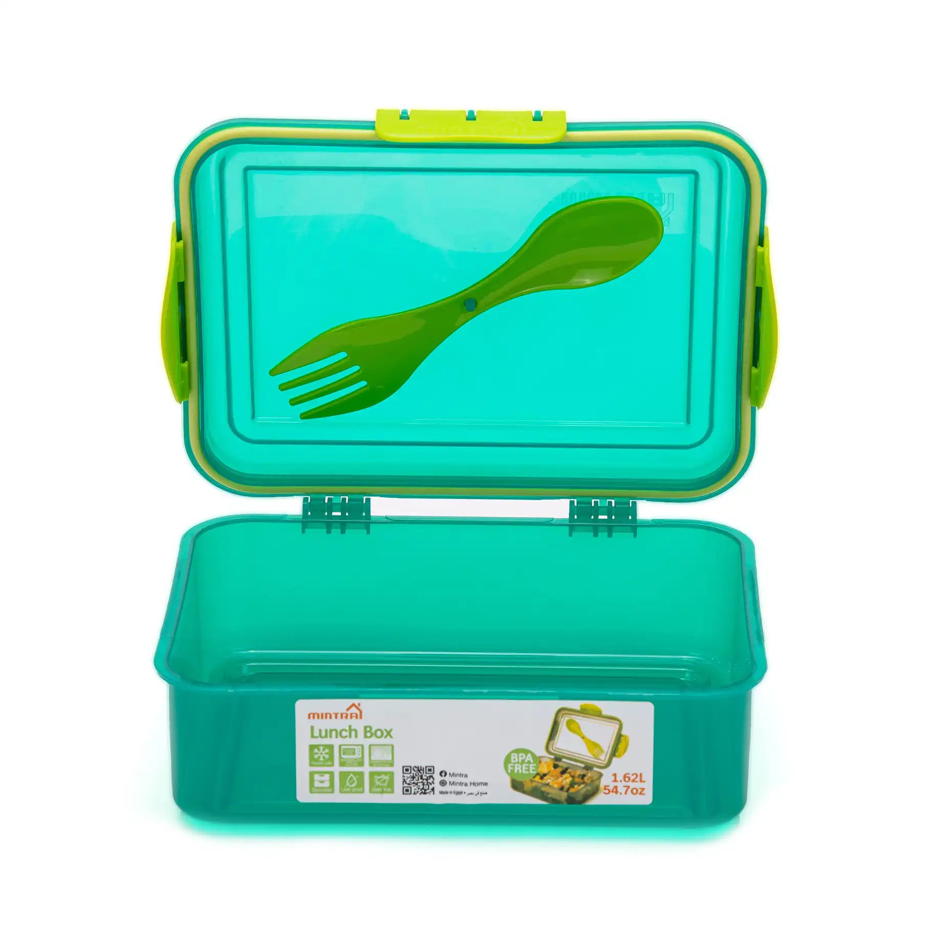 1.7 L Lunch Box with Lock (with Fork & Spoon)
