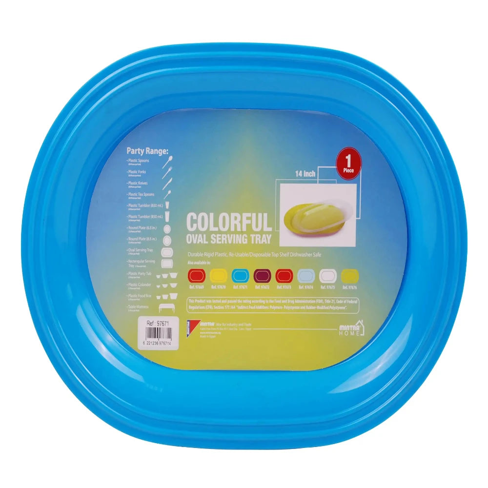 صورة منتج Mintra Oval serving tray Blue