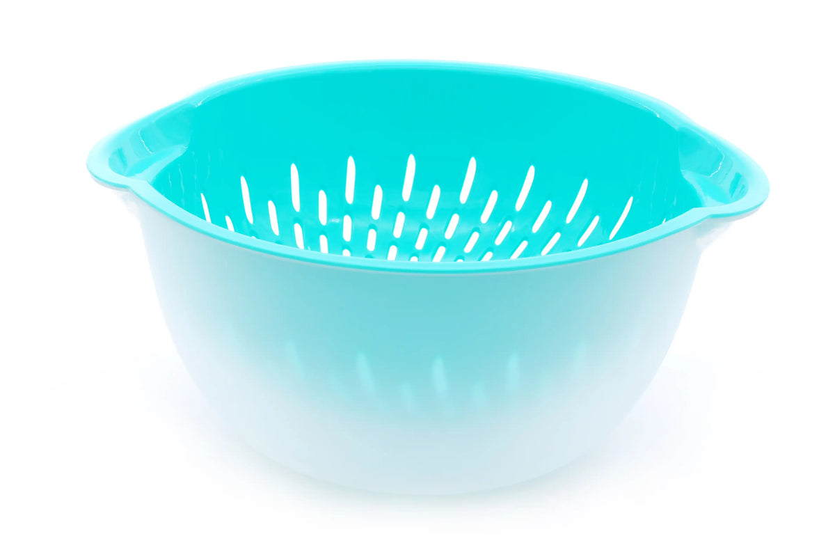 صورة منتج Mintra Mixing Bowl and Colander Turquoise