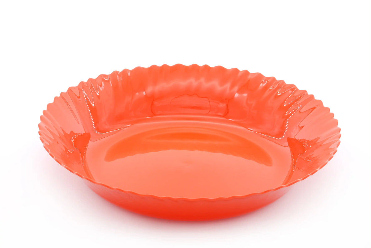 صورة منتج Mintra Curly Plastic Large Bowl Orange