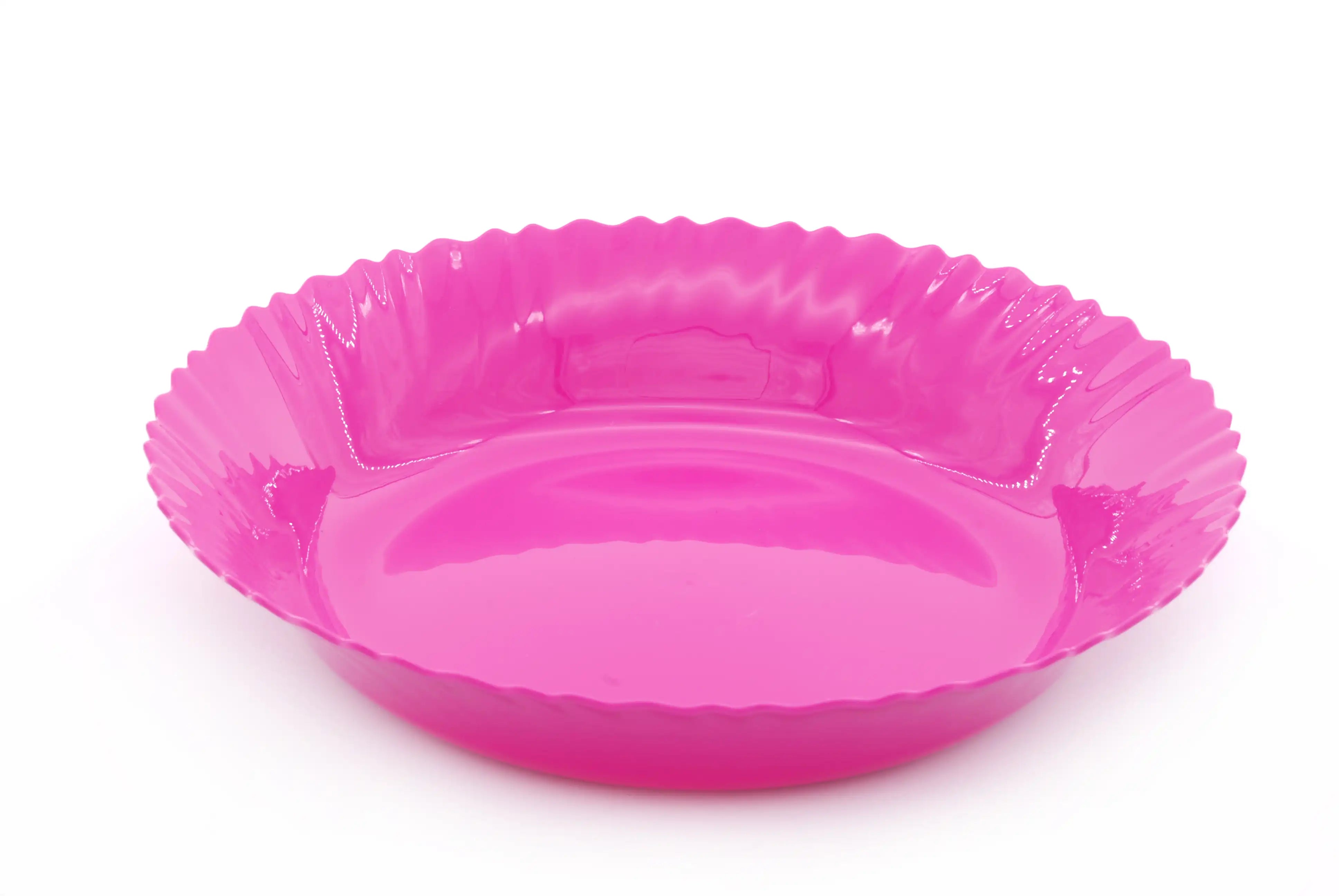 Curly Plastic Large Bowl