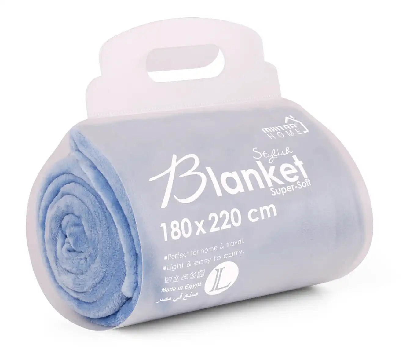 بطانيات ميكروفايبر (180 سم × 220 سم)