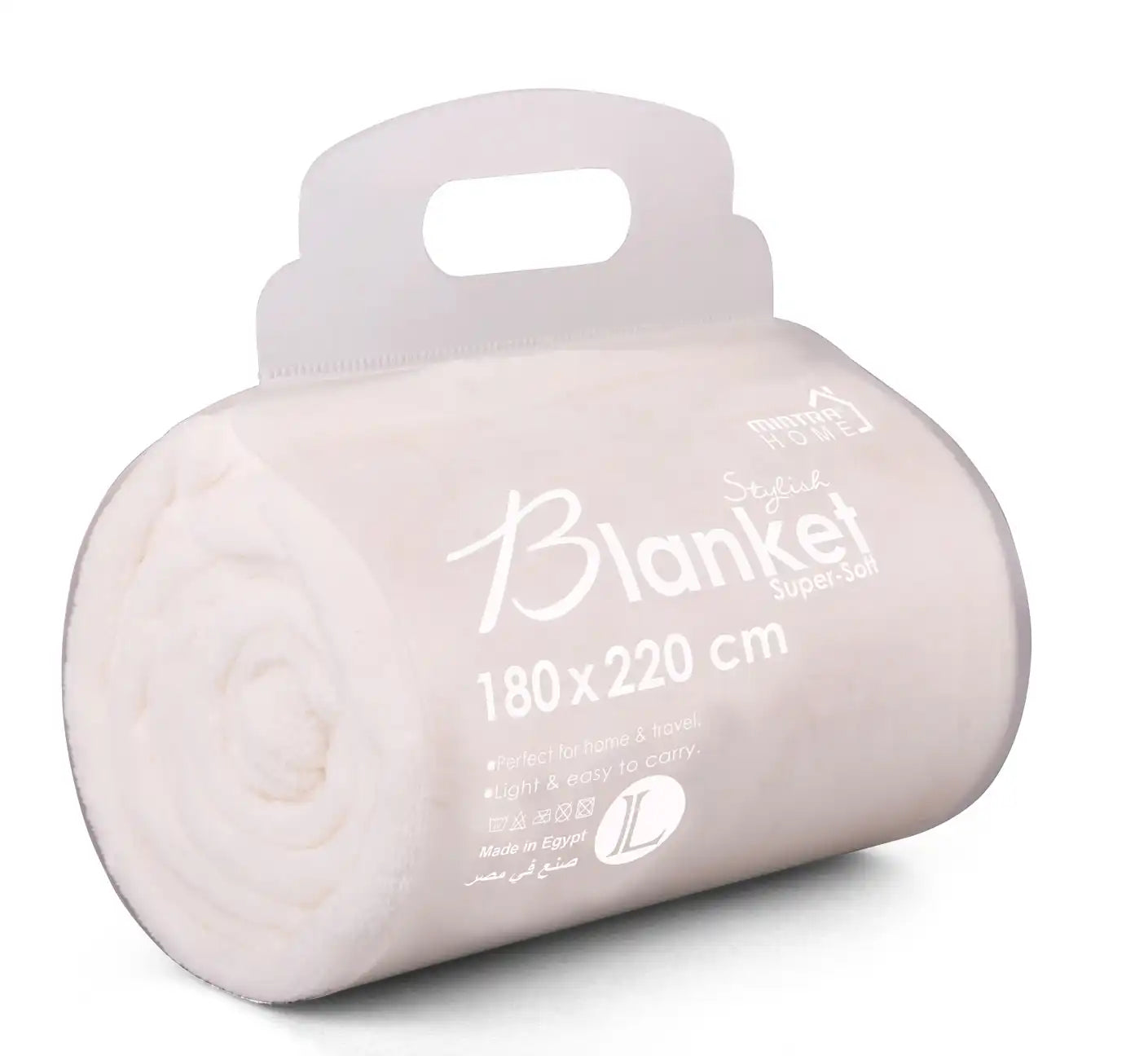 بطانيات ميكروفايبر (180 سم × 220 سم)