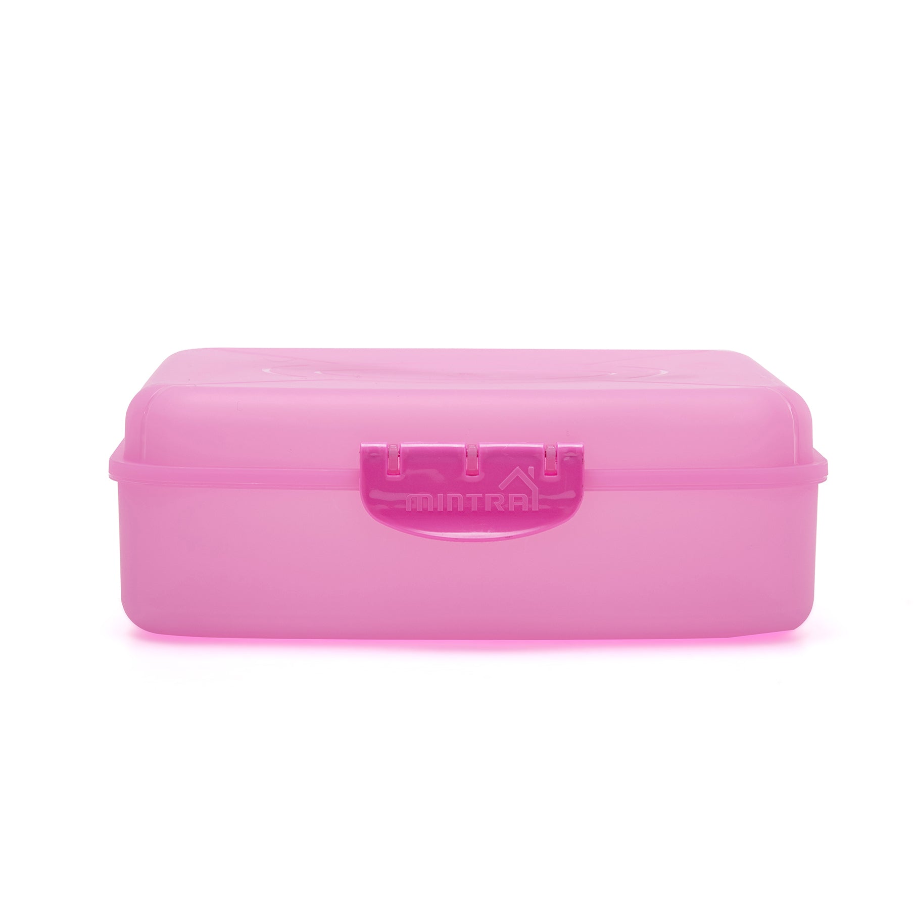Frosted Lunch Box 2L (with Fork & Spoon)