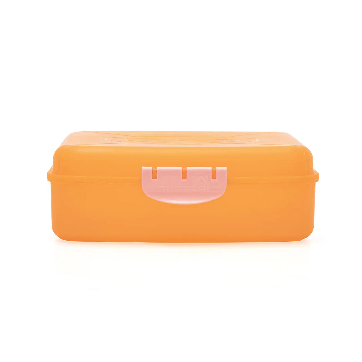 صورة منتج Mintra Frosted Lunch Box 2L (with Fork & Spoon) Orange