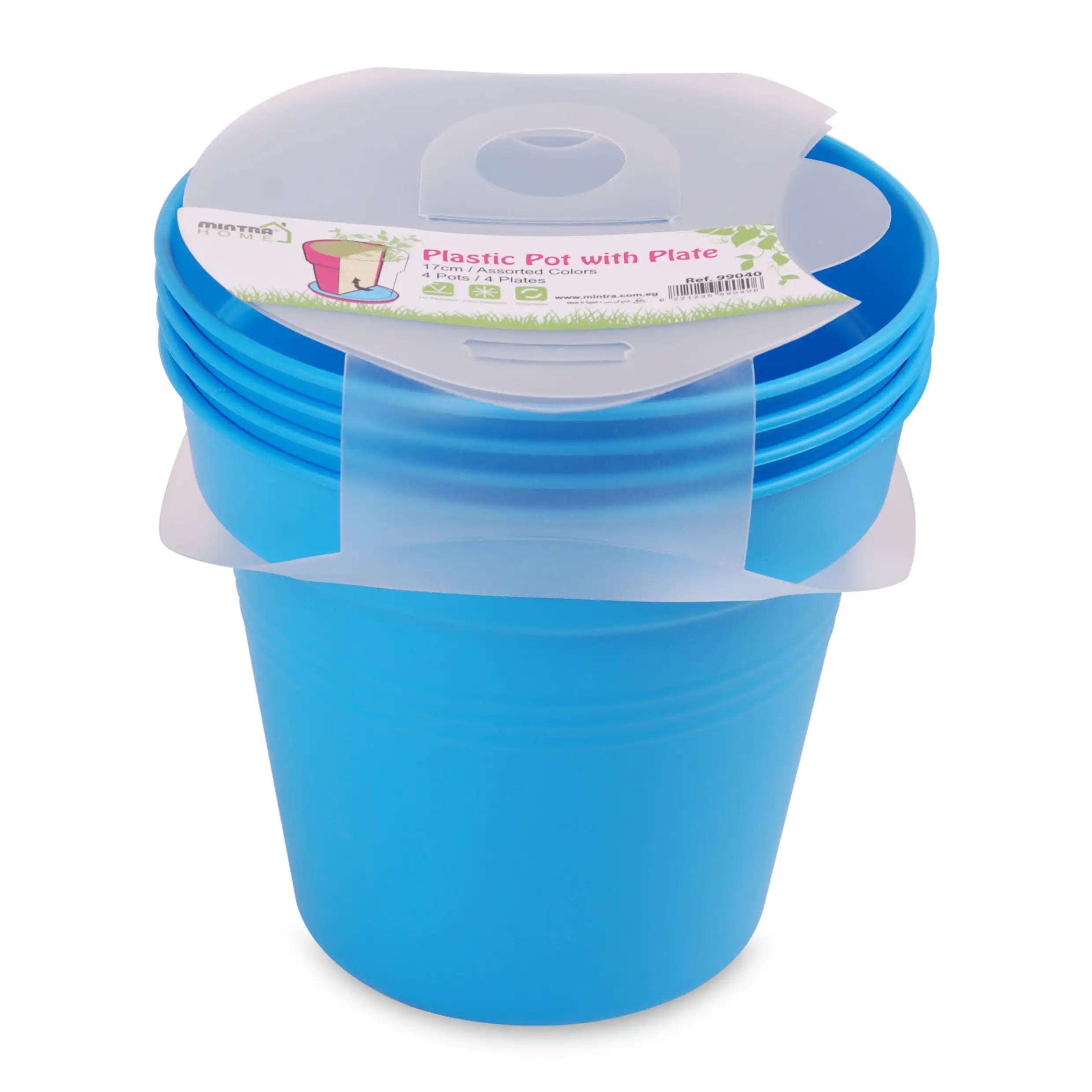 Round Pot 17cm (Pack of 4)