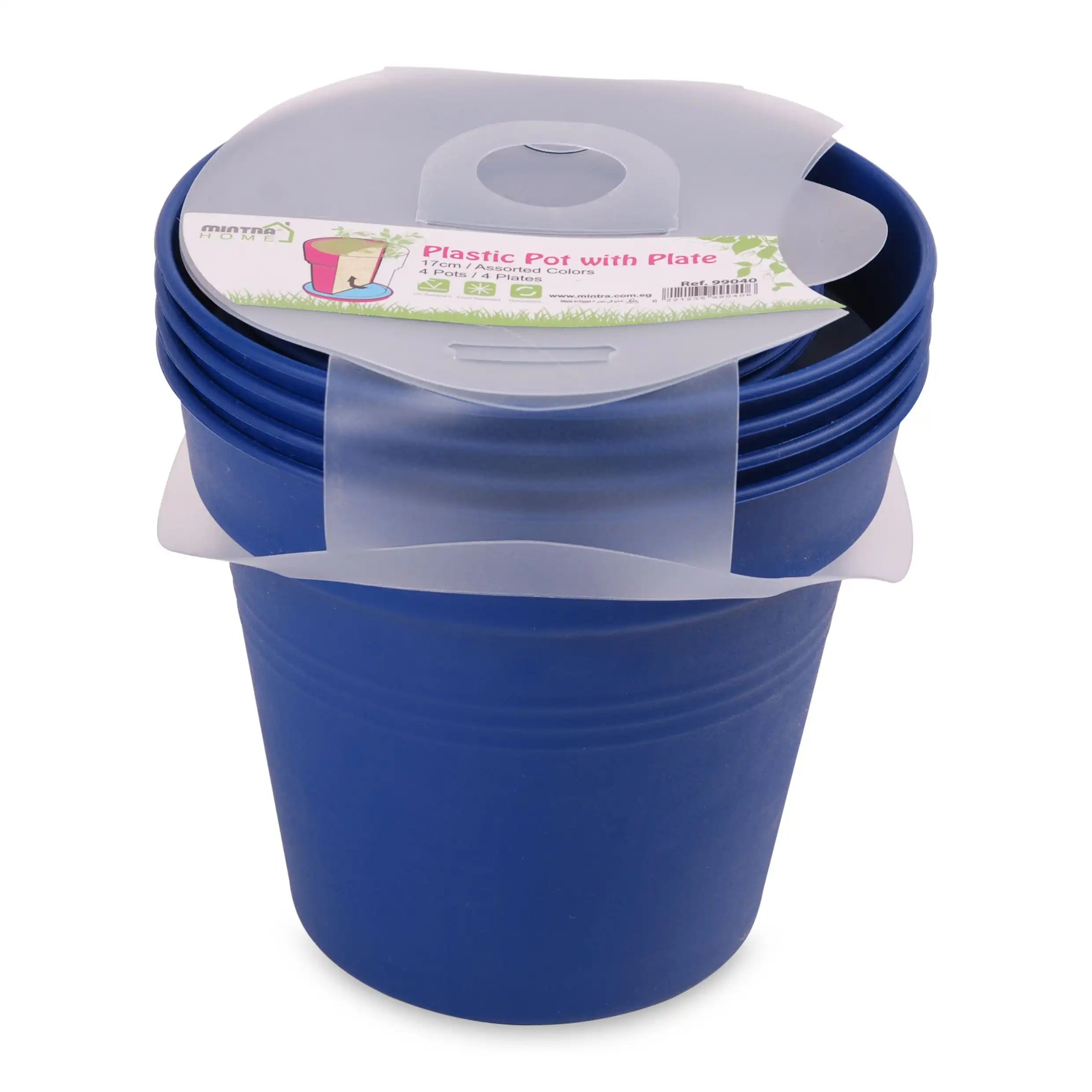 Round Pot 17cm (Pack of 4)