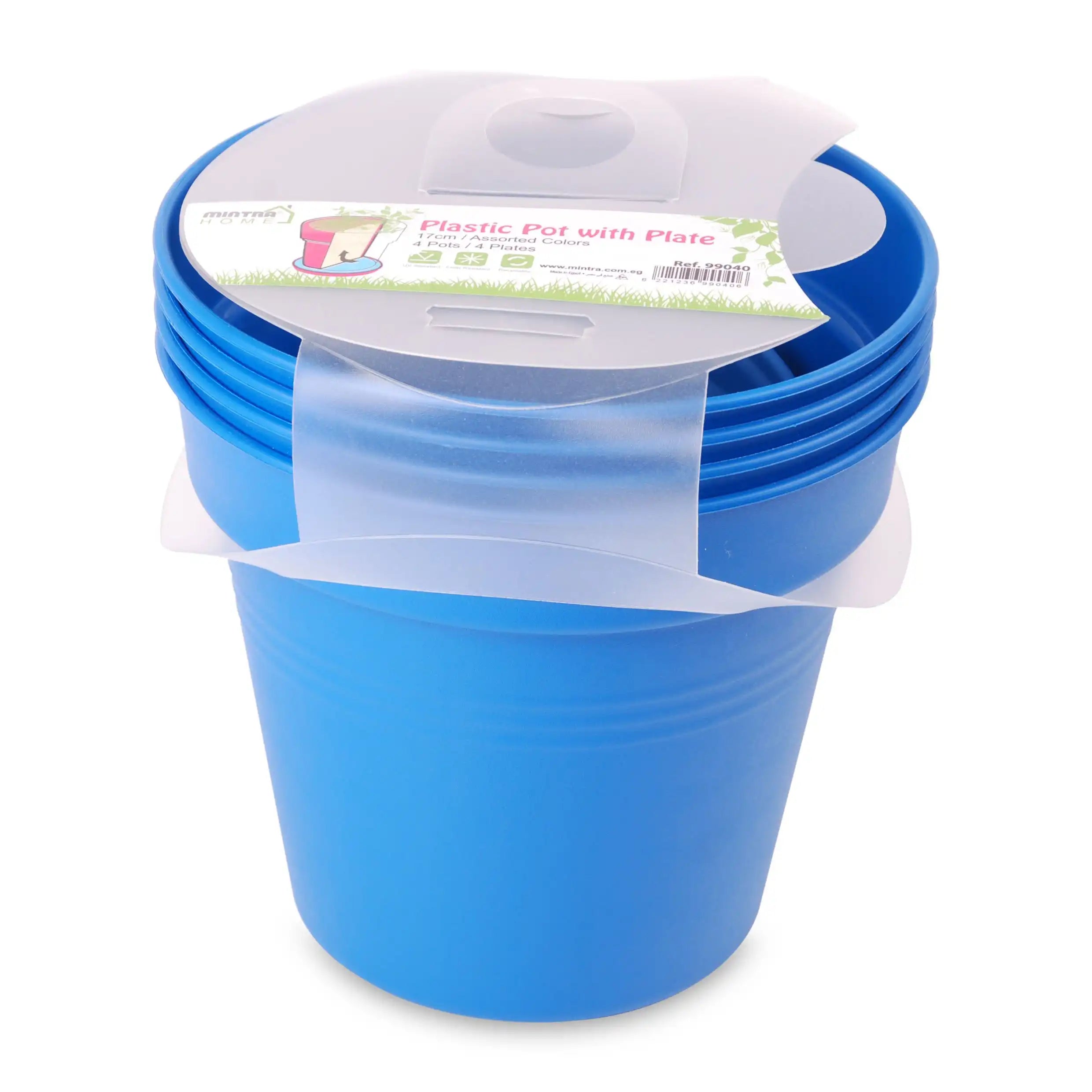 Round Pot 17cm (Pack of 4)