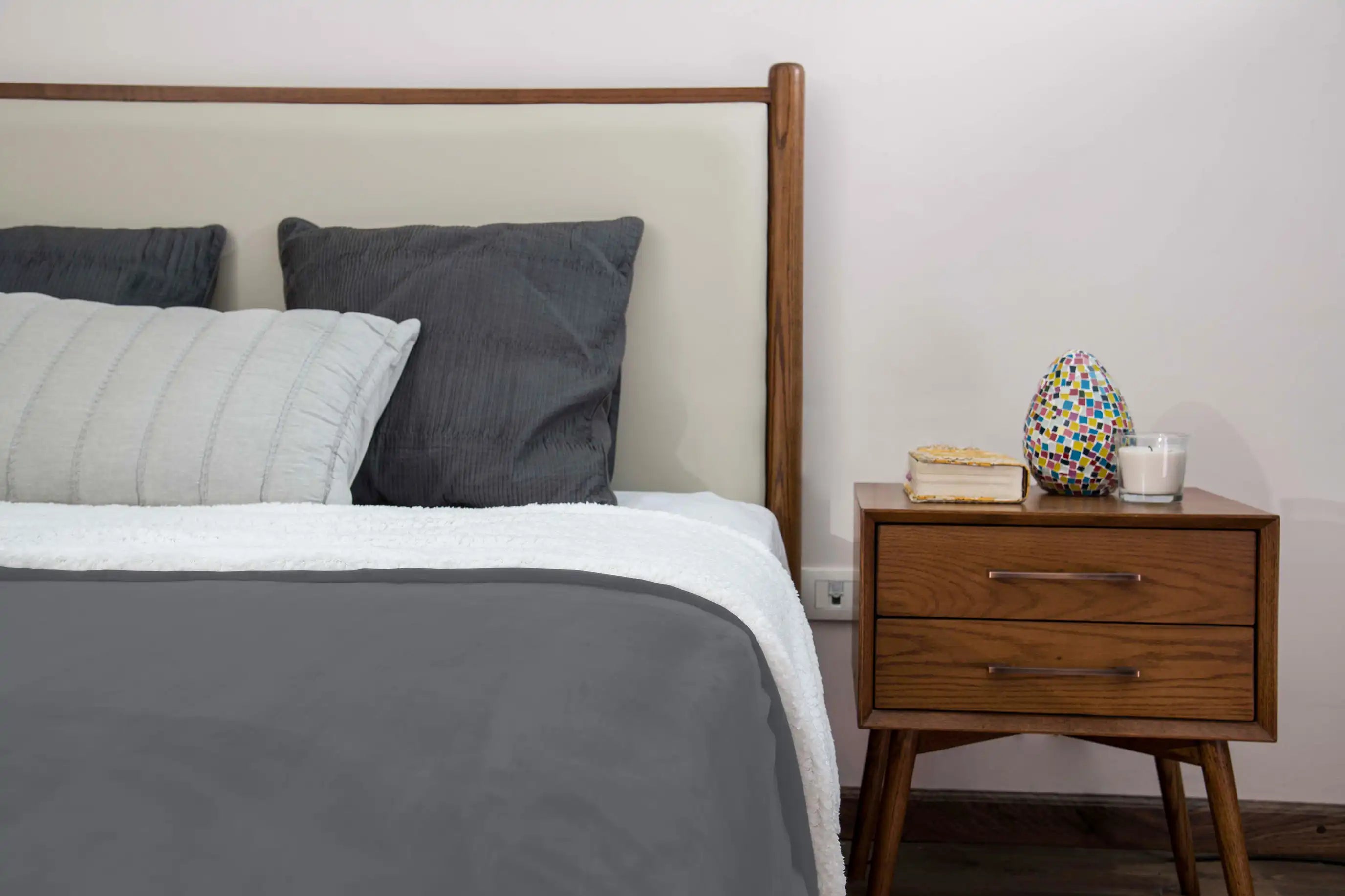 بطانية مايكروفايبر/شيربا مزدوجة الجوانب فائقة النعومة (220 × 240 سم)