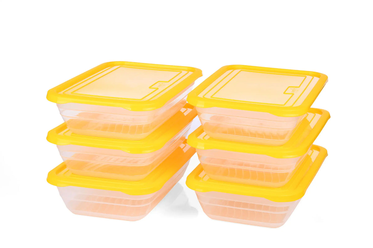 صورة منتج Mintra Fridge Storage Container 2.3 L (pack of 3) Yellow