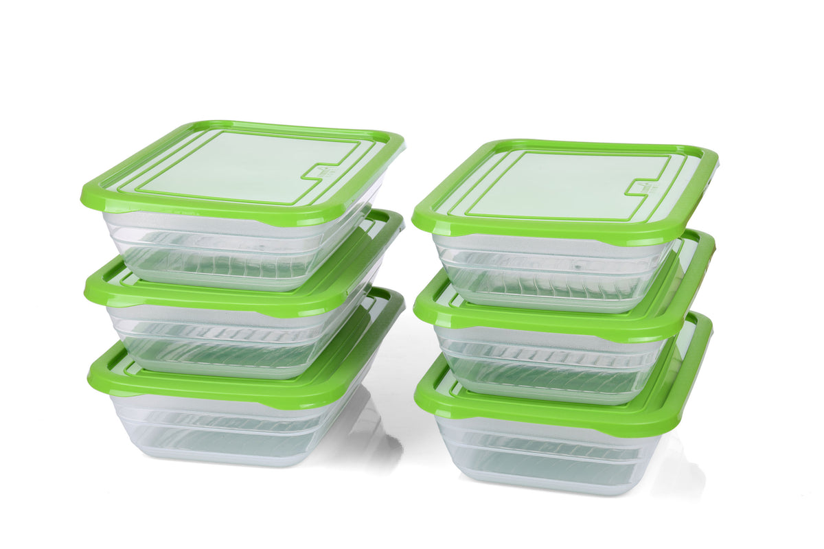 صورة منتج Mintra Fridge Storage Container 2.3 L (pack of 3) Green