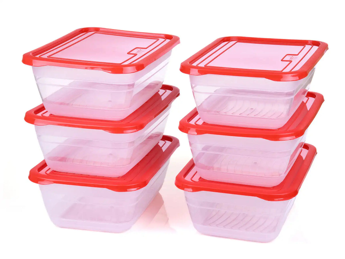 صورة منتج Mintra Fridge Storage Container 3 L (pack of 3) Red