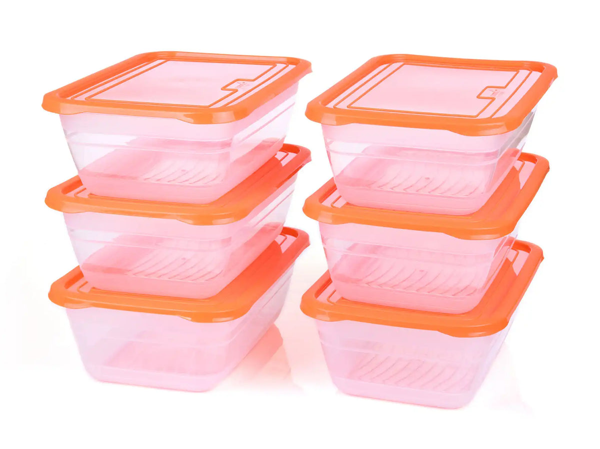 صورة منتج Mintra Fridge Storage Container 3 L (pack of 3) Orange