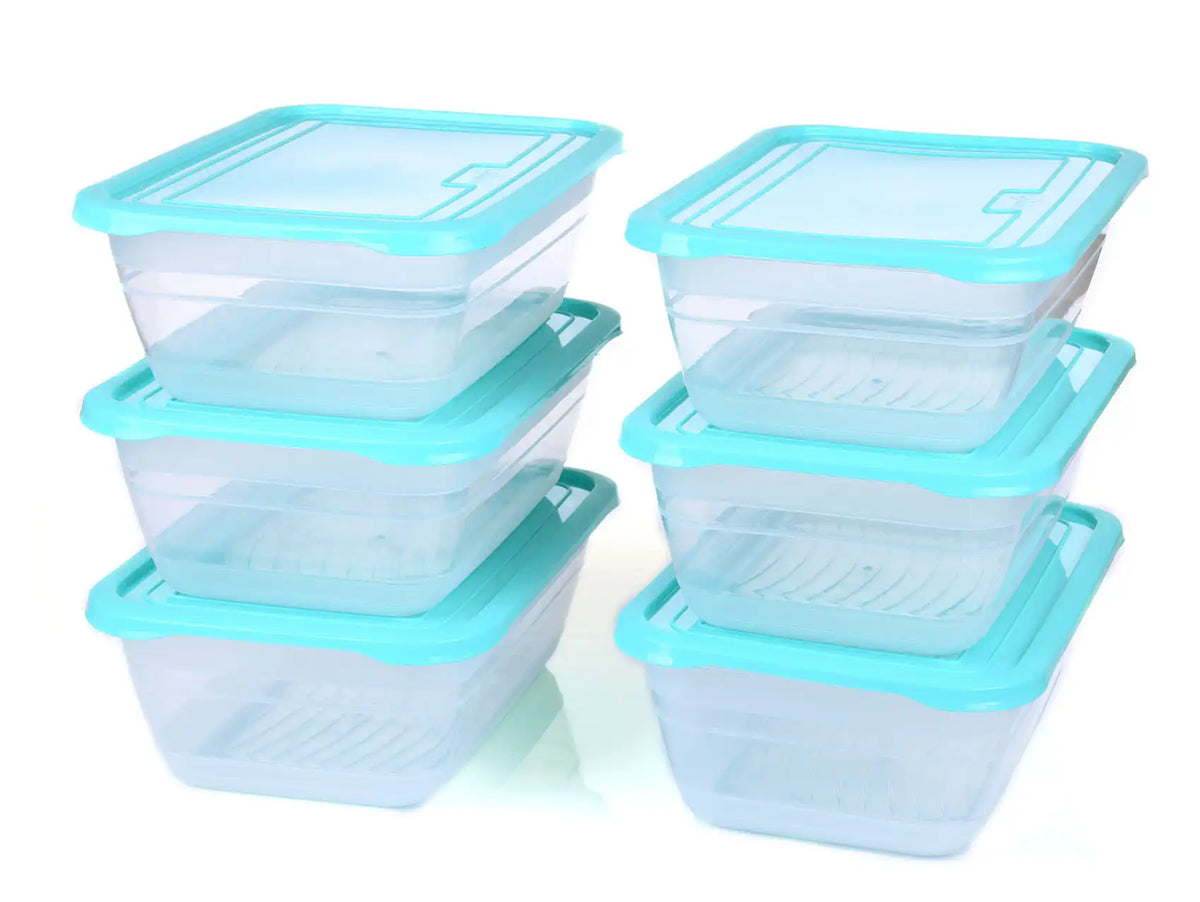 صورة منتج Mintra Fridge Storage Container 3 L (pack of 3) Turquoise