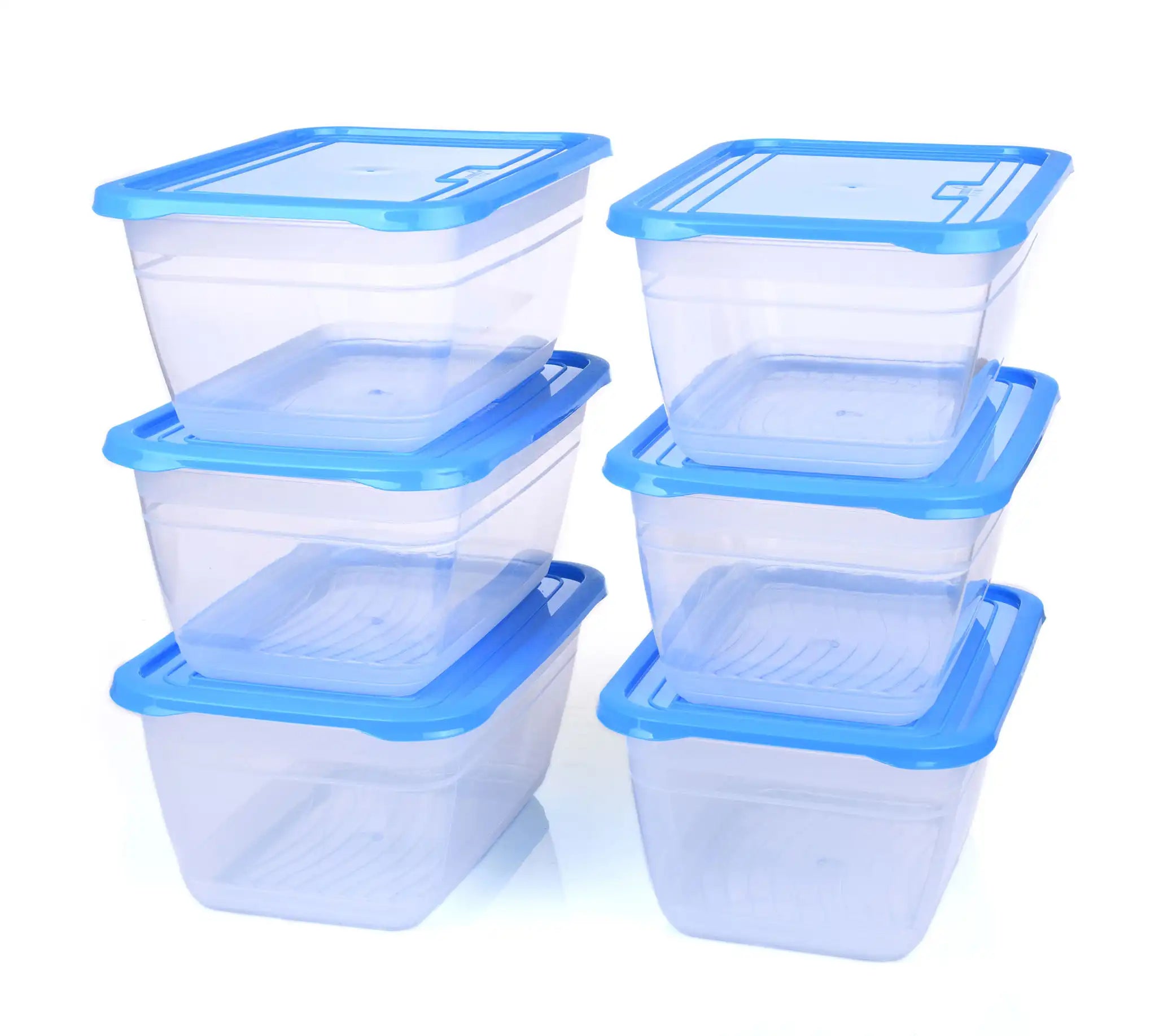 علبة تخزين الثلاجة 4 لتر (عبوة من 3 قطع)