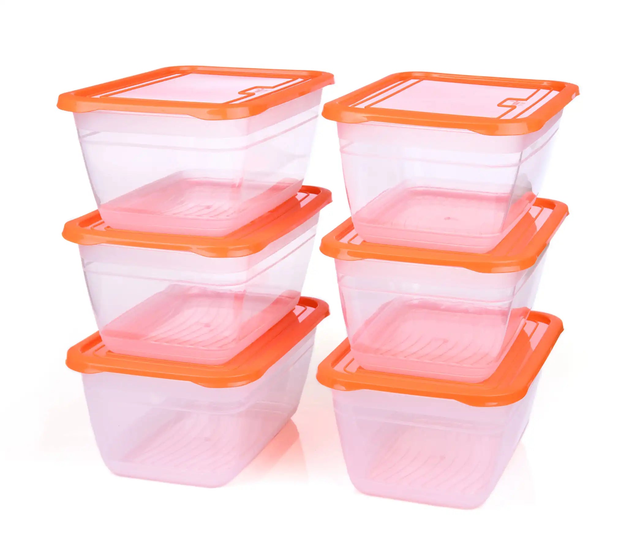 علبة تخزين الثلاجة 4 لتر (عبوة من 3 قطع)