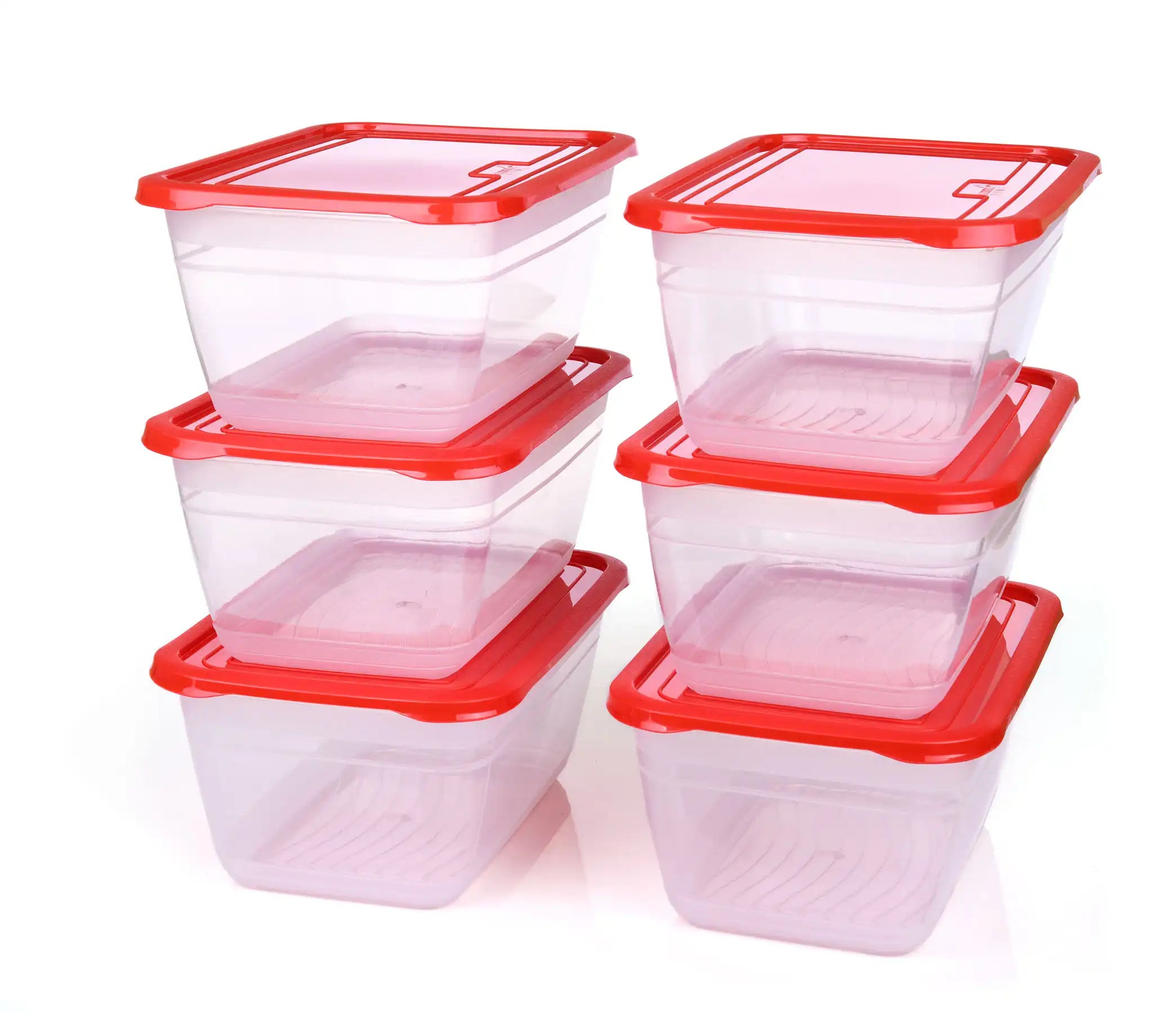 علبة تخزين الثلاجة 4 لتر (عبوة من 3 قطع)