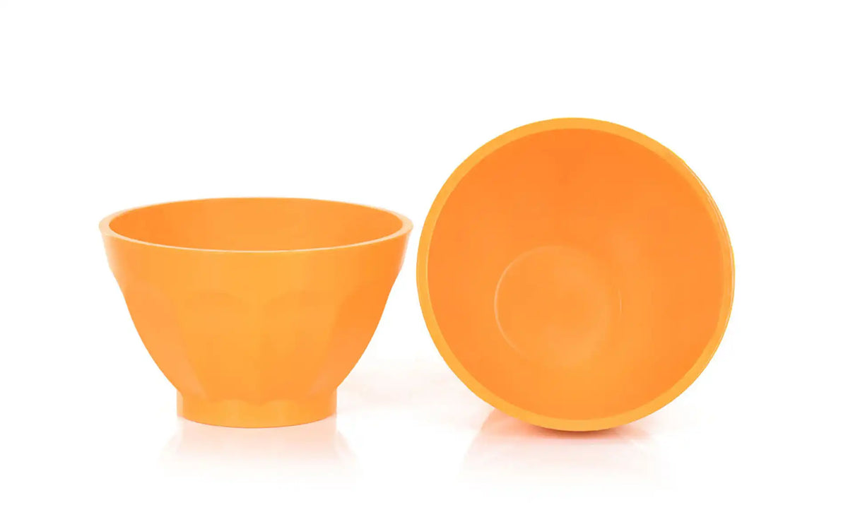 صورة منتج Mintra Medium Unbreakable Plastic Bowl 750 ml Mustard