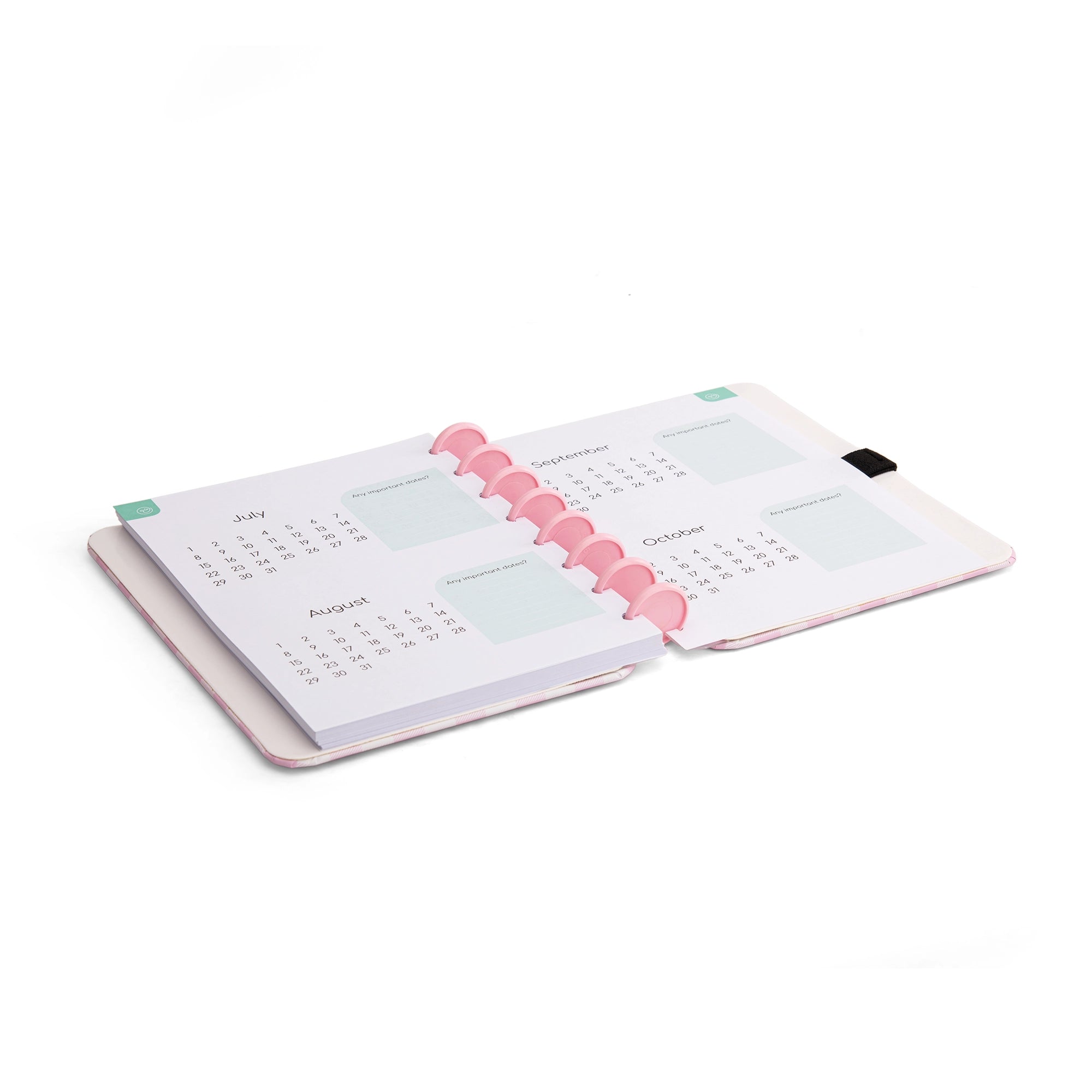 Printed Talia Hardcover Notebook-A5