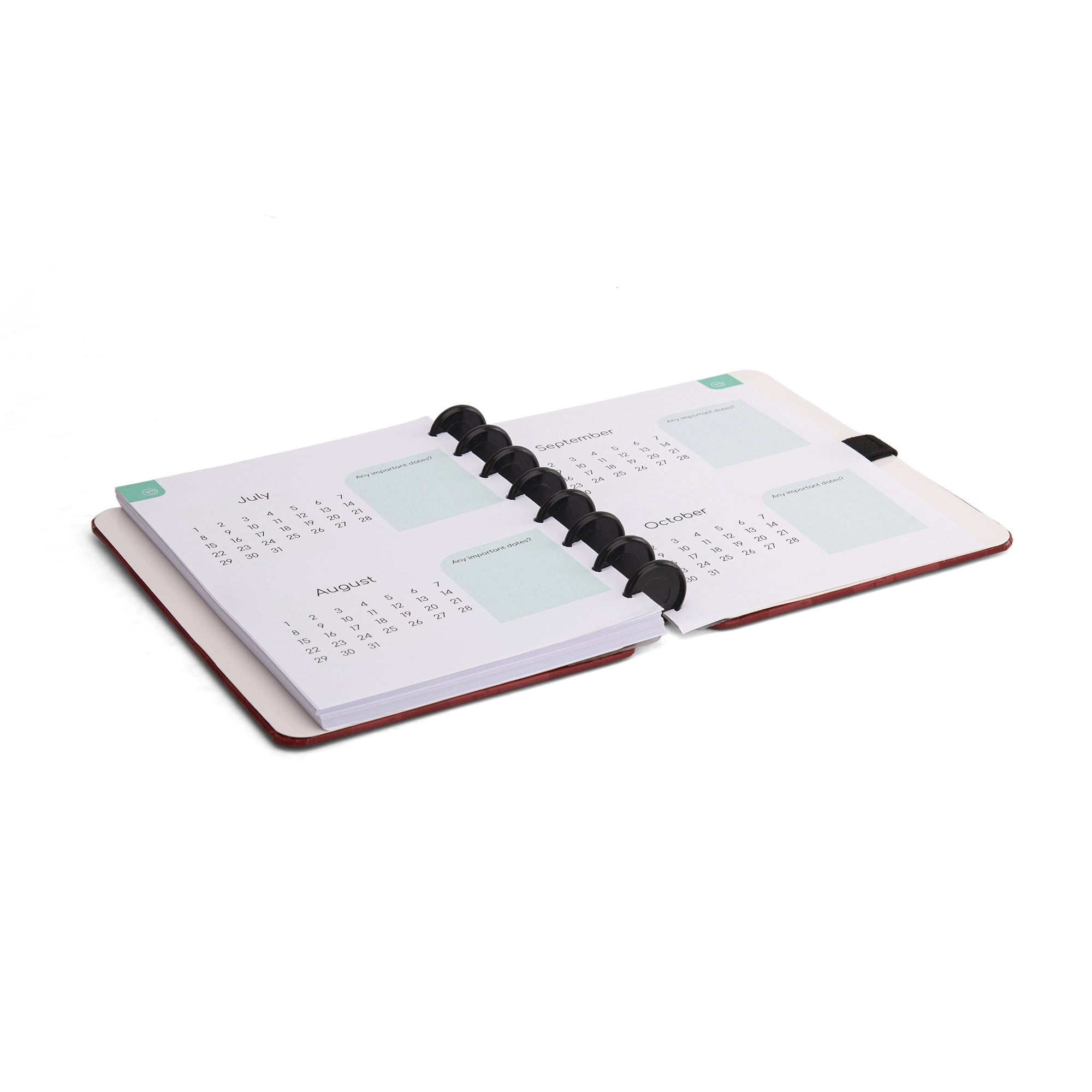 Printed Talia Hardcover Notebook-A5