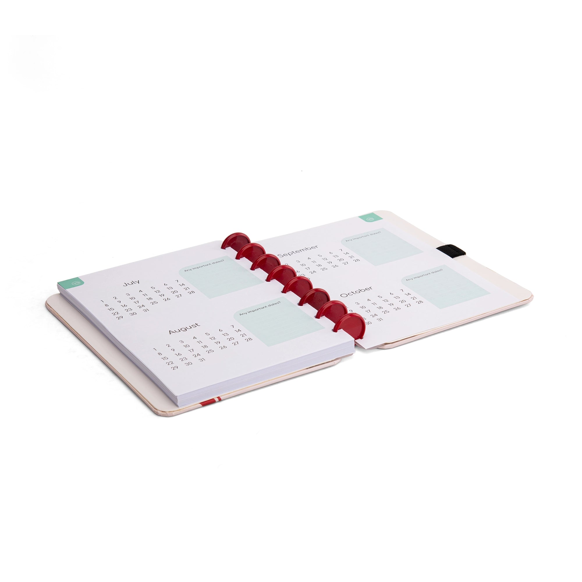 Printed Talia Hardcover Notebook-A5